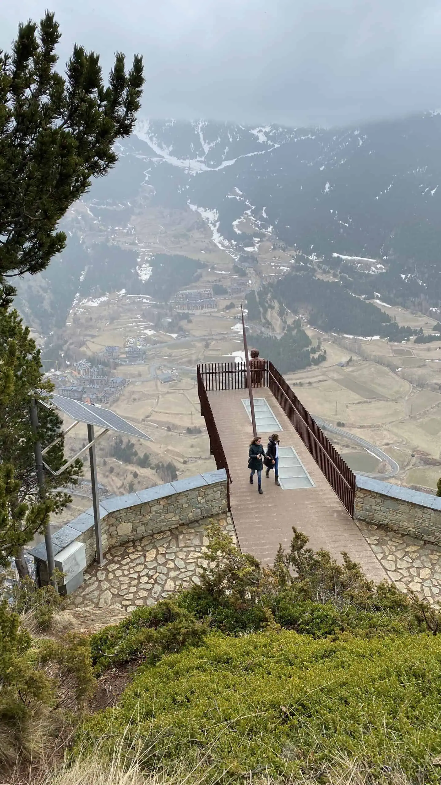 A fun place to visit in Andorra is Mirador Roc del Quer