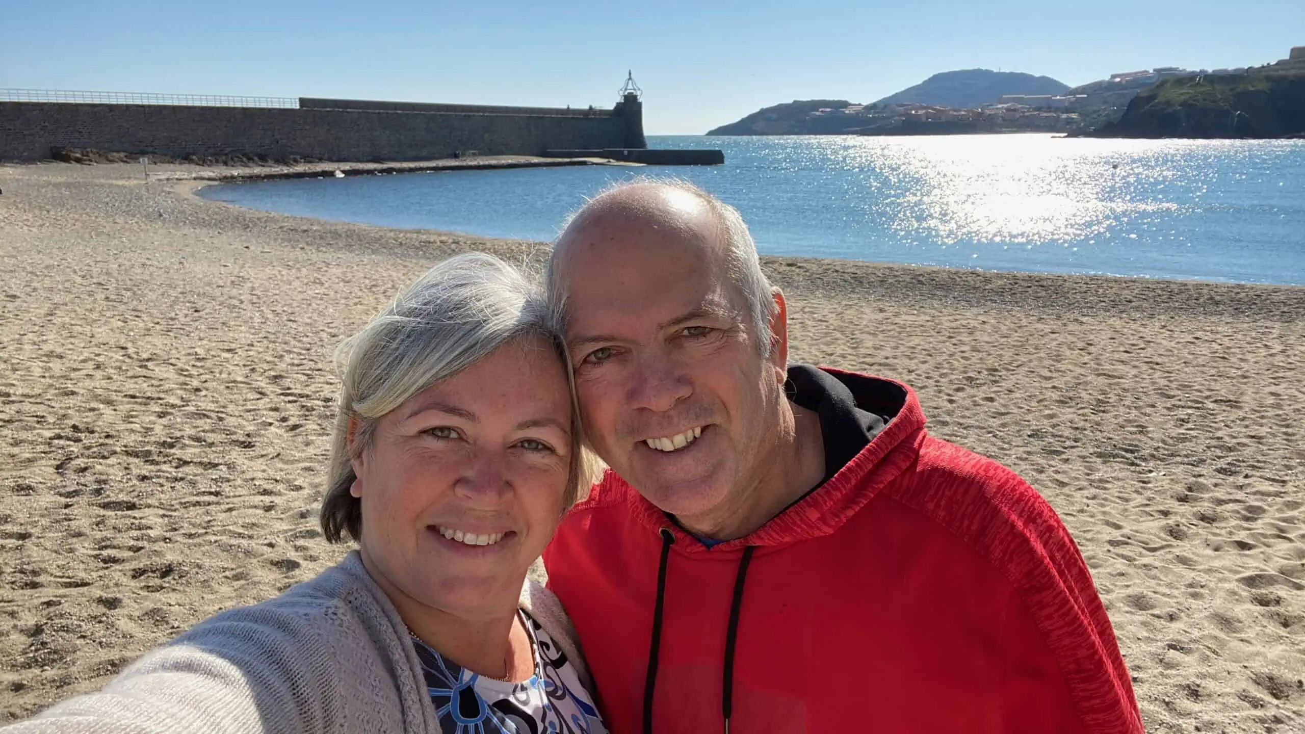Our selfie in Collioure