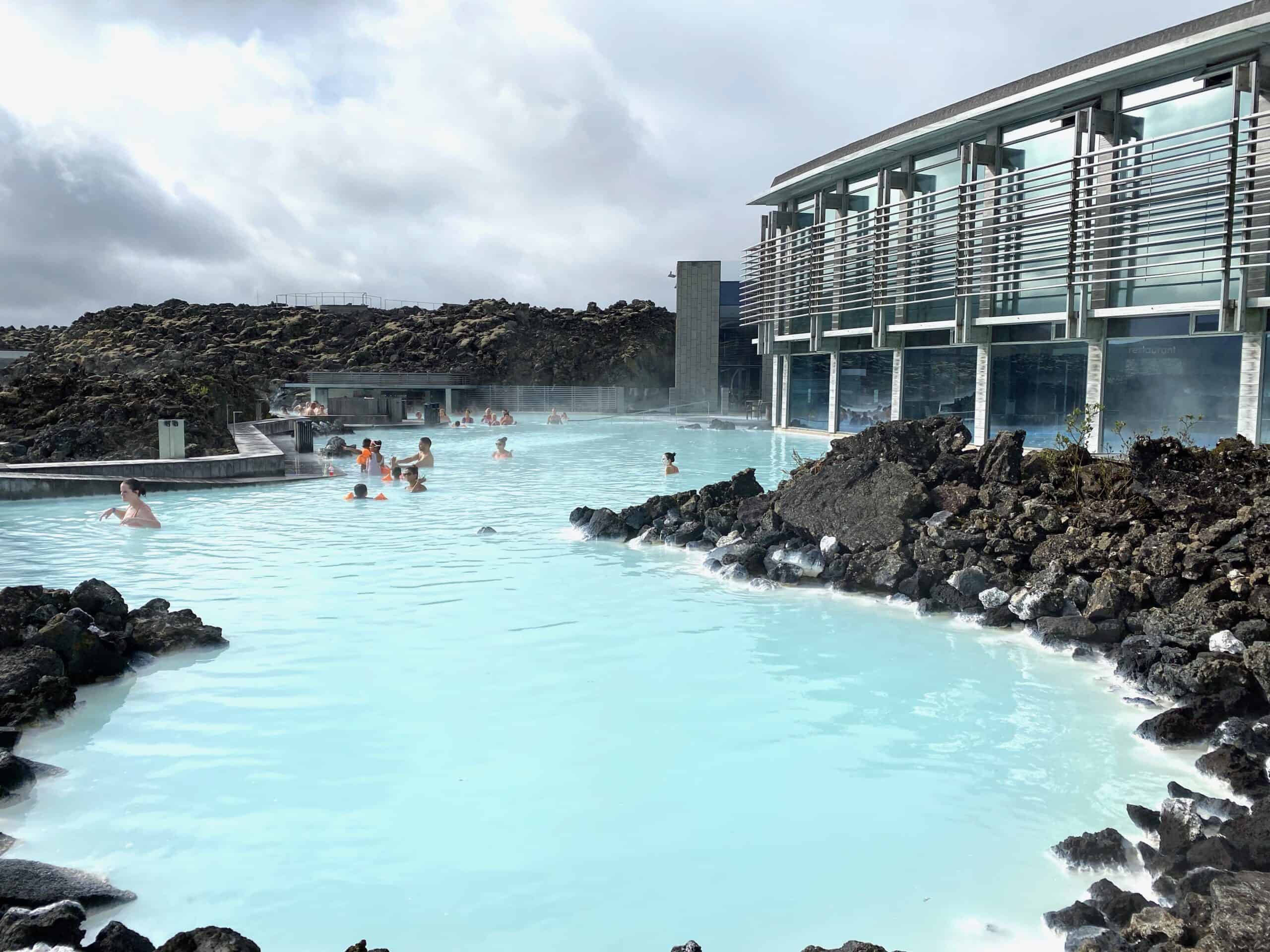 View of the blue Lagoon
