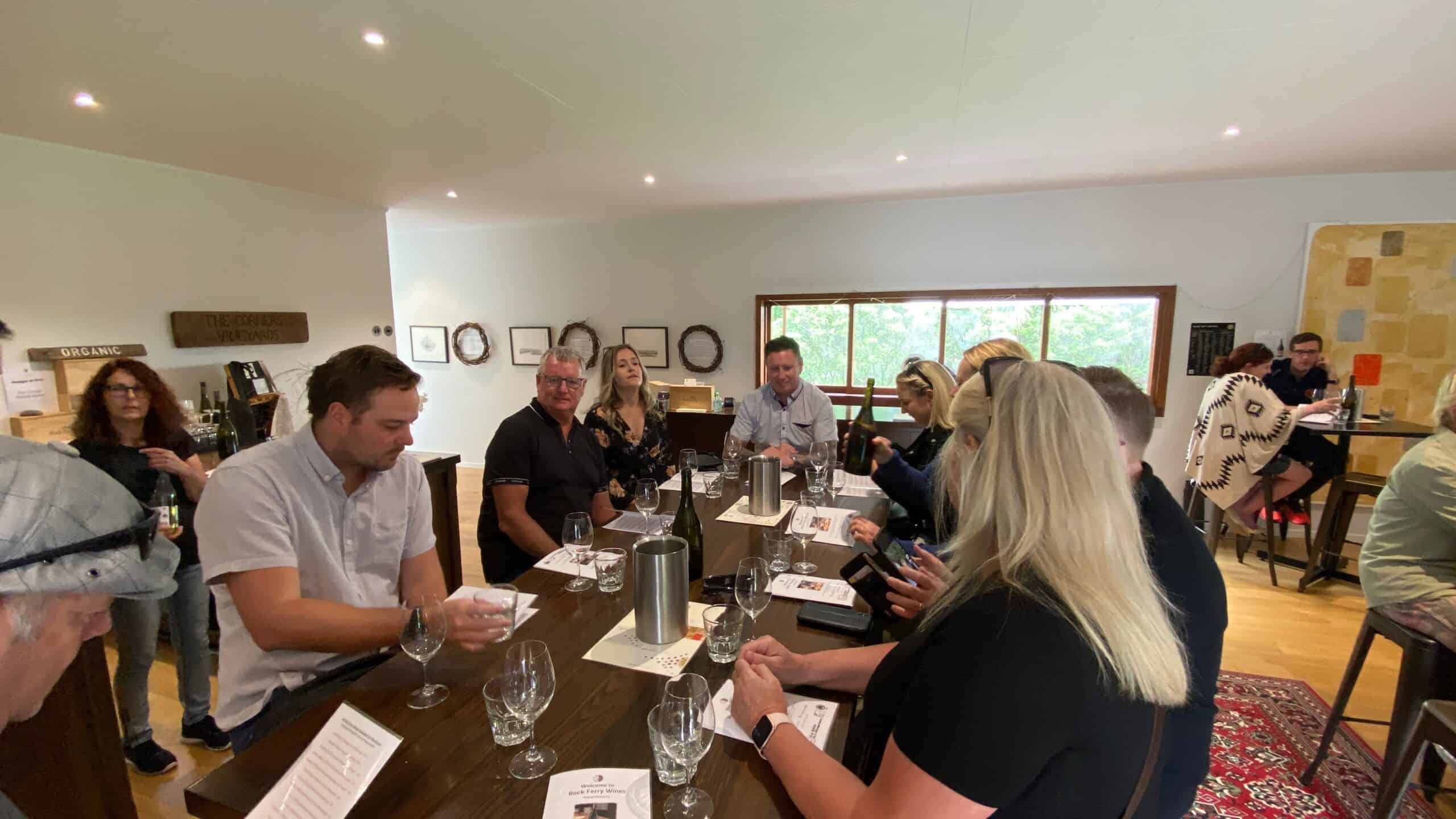 Tasting at Rock Ferry