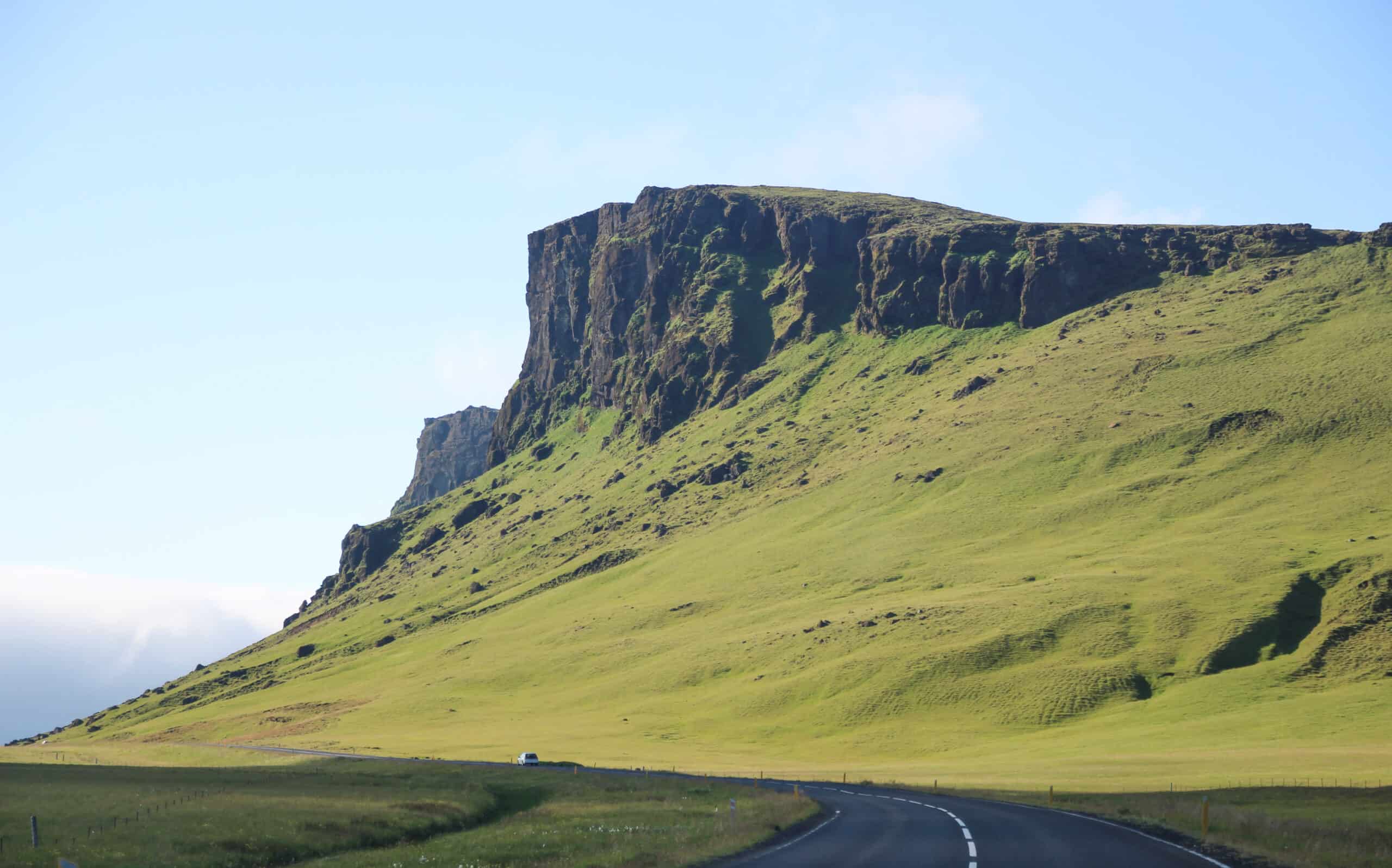 The beautiful views while driving the Ring Road