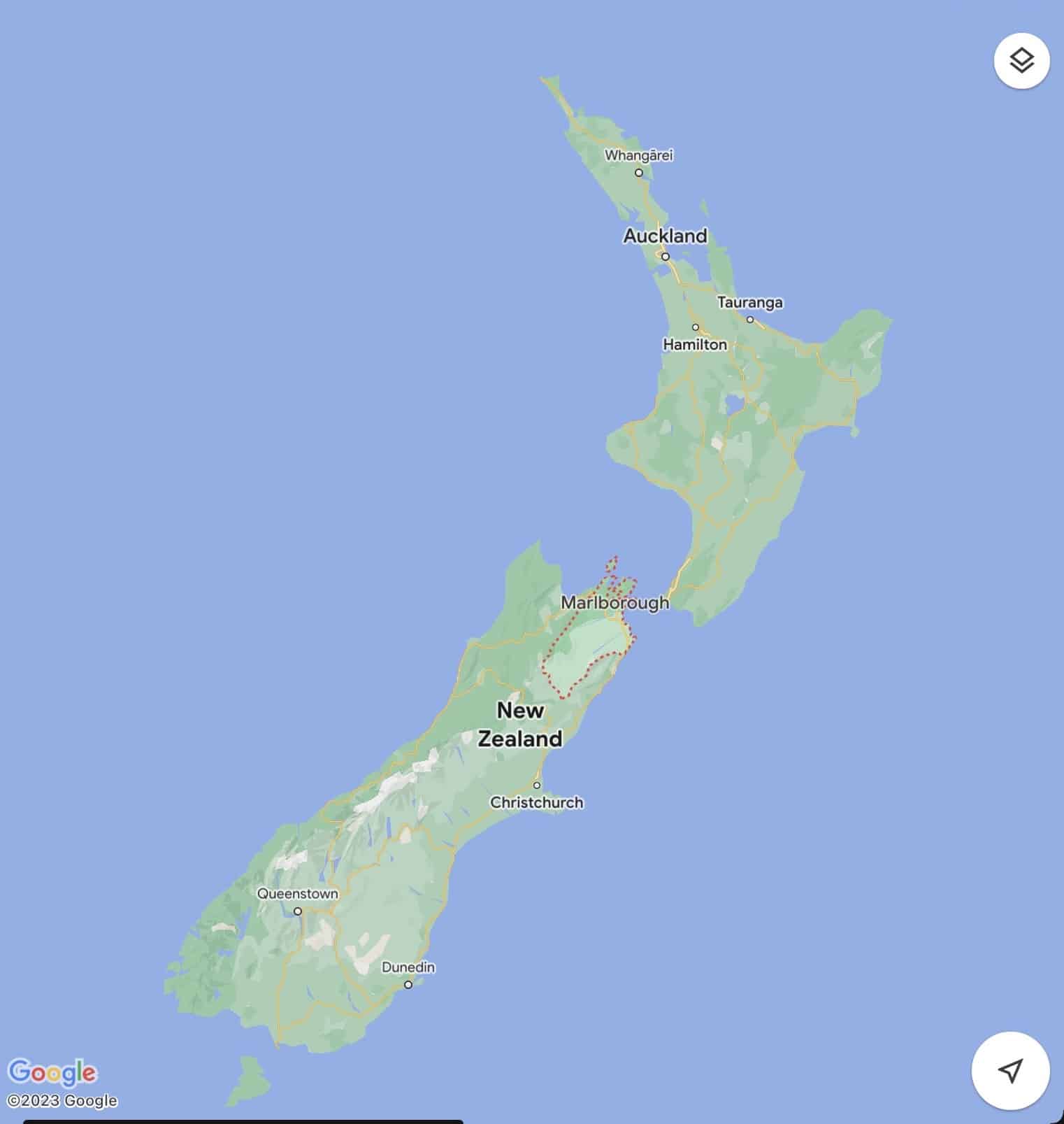 Map of Marlborough