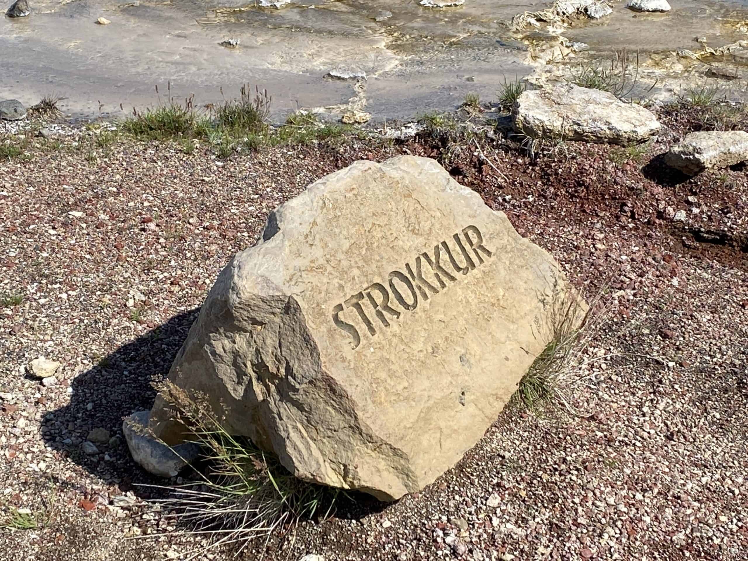 Strokkur signage