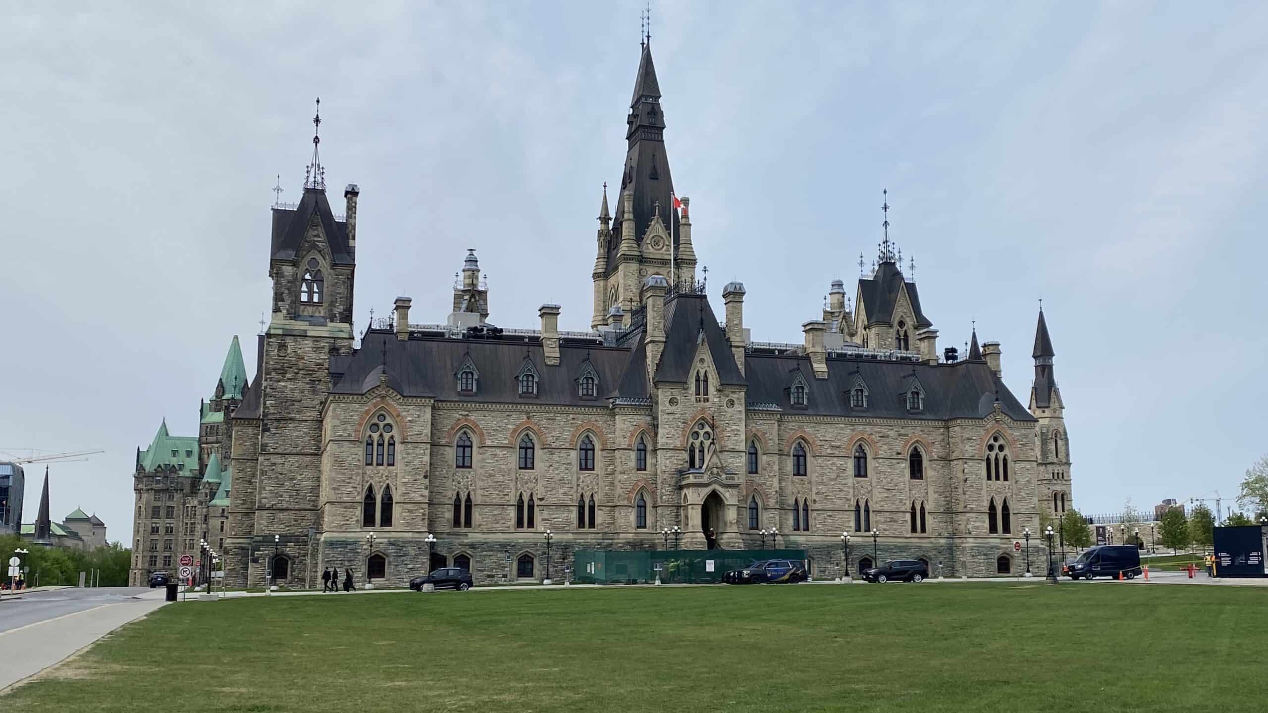 The West block building on Parliament Hill in Ottawa