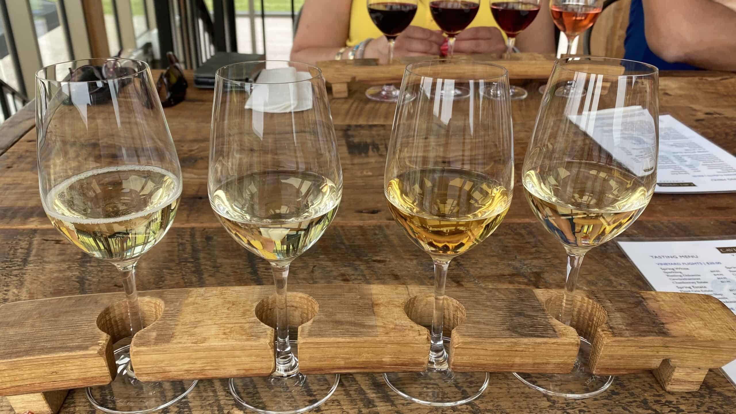 Tasting at Cave Springs one of our favourite Beamsville wineries