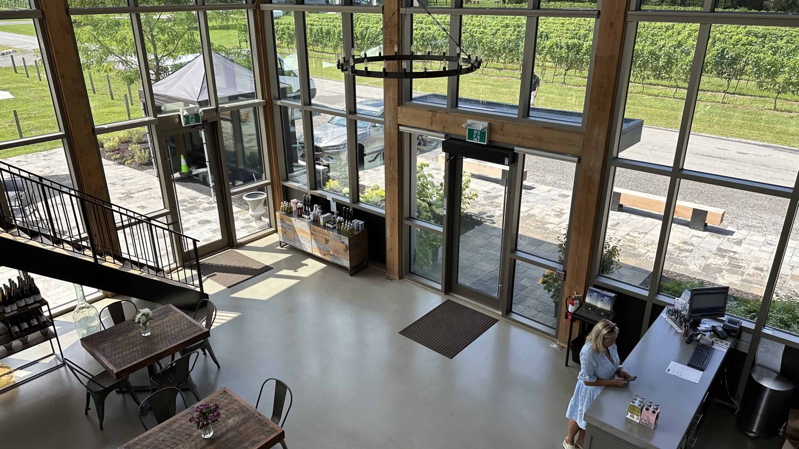 The new tasting room at Cave Springs in Beamsville