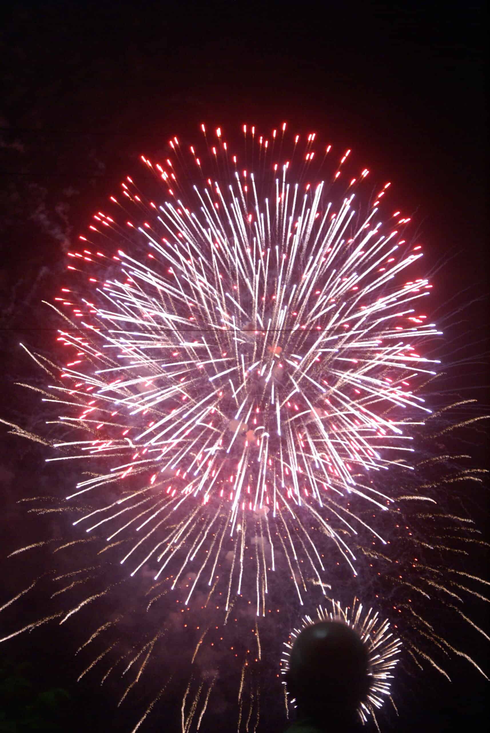 Fireworks on Canada Day in Ottawa
