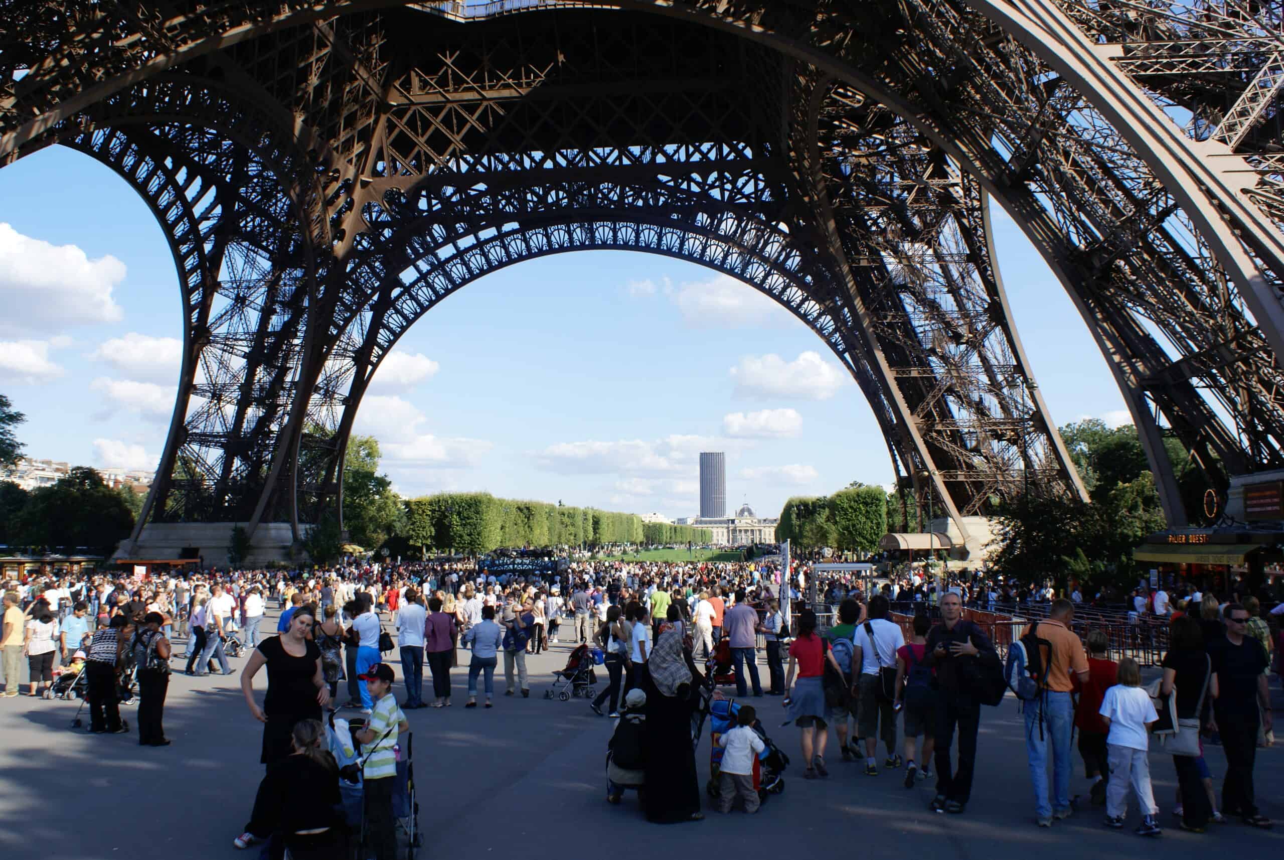 The Esplanade under the tower