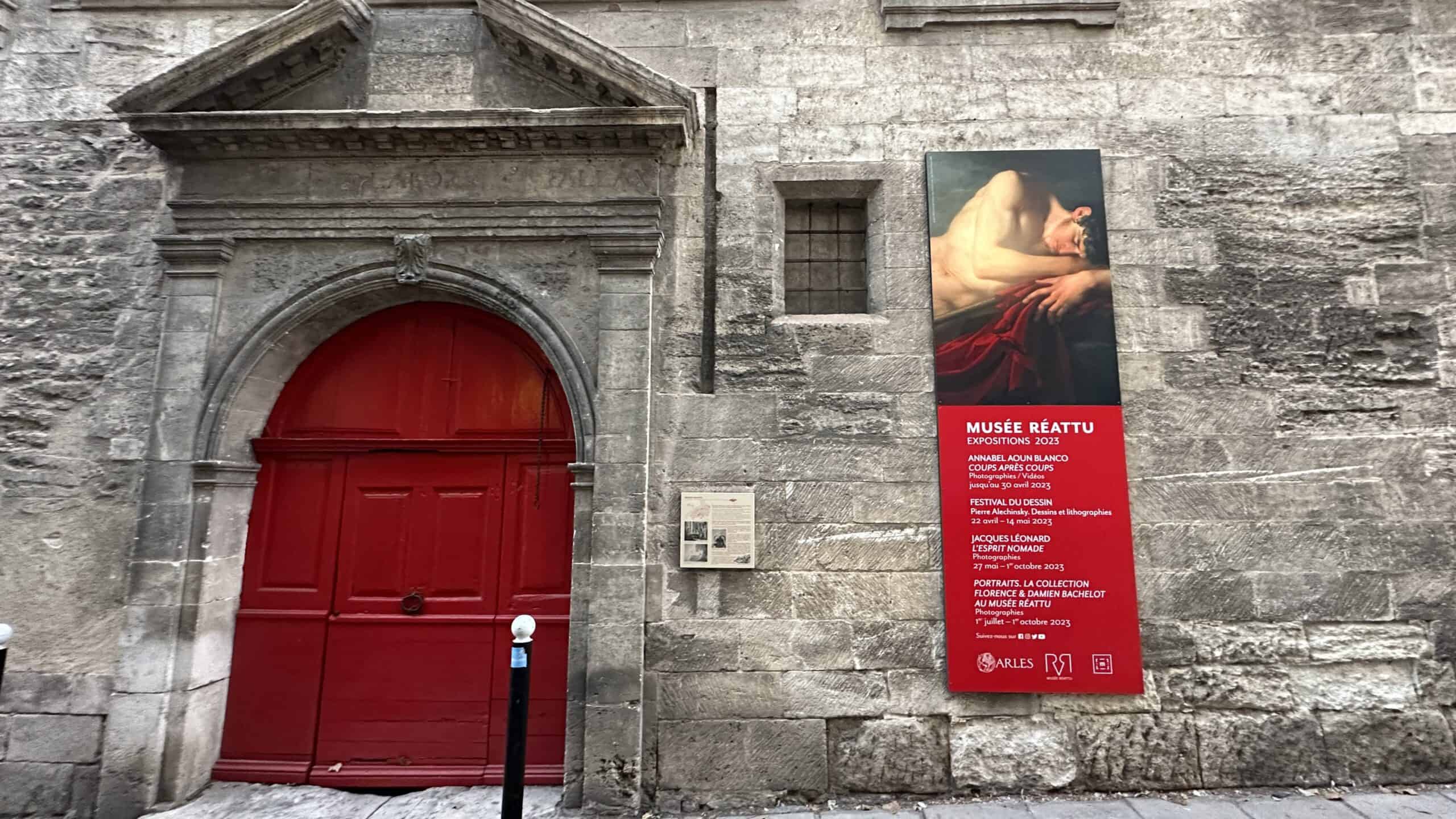 The entrance to the Musee Reattu