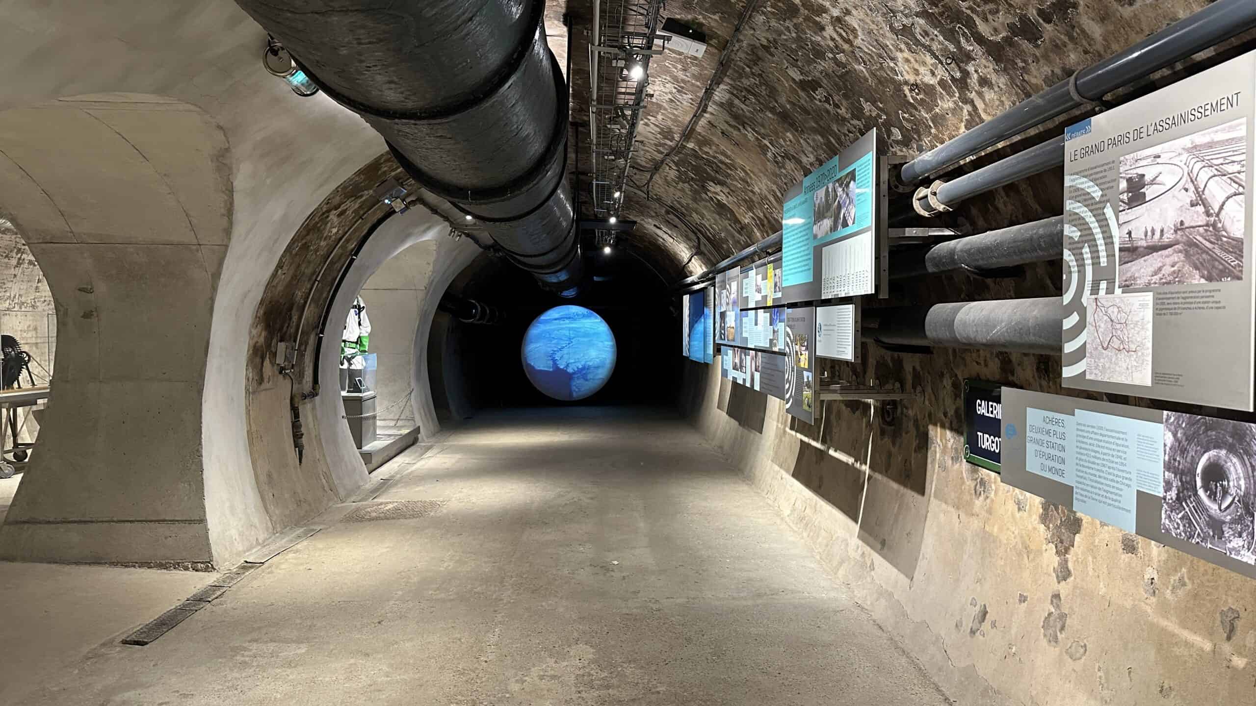 Displays in the sewers
