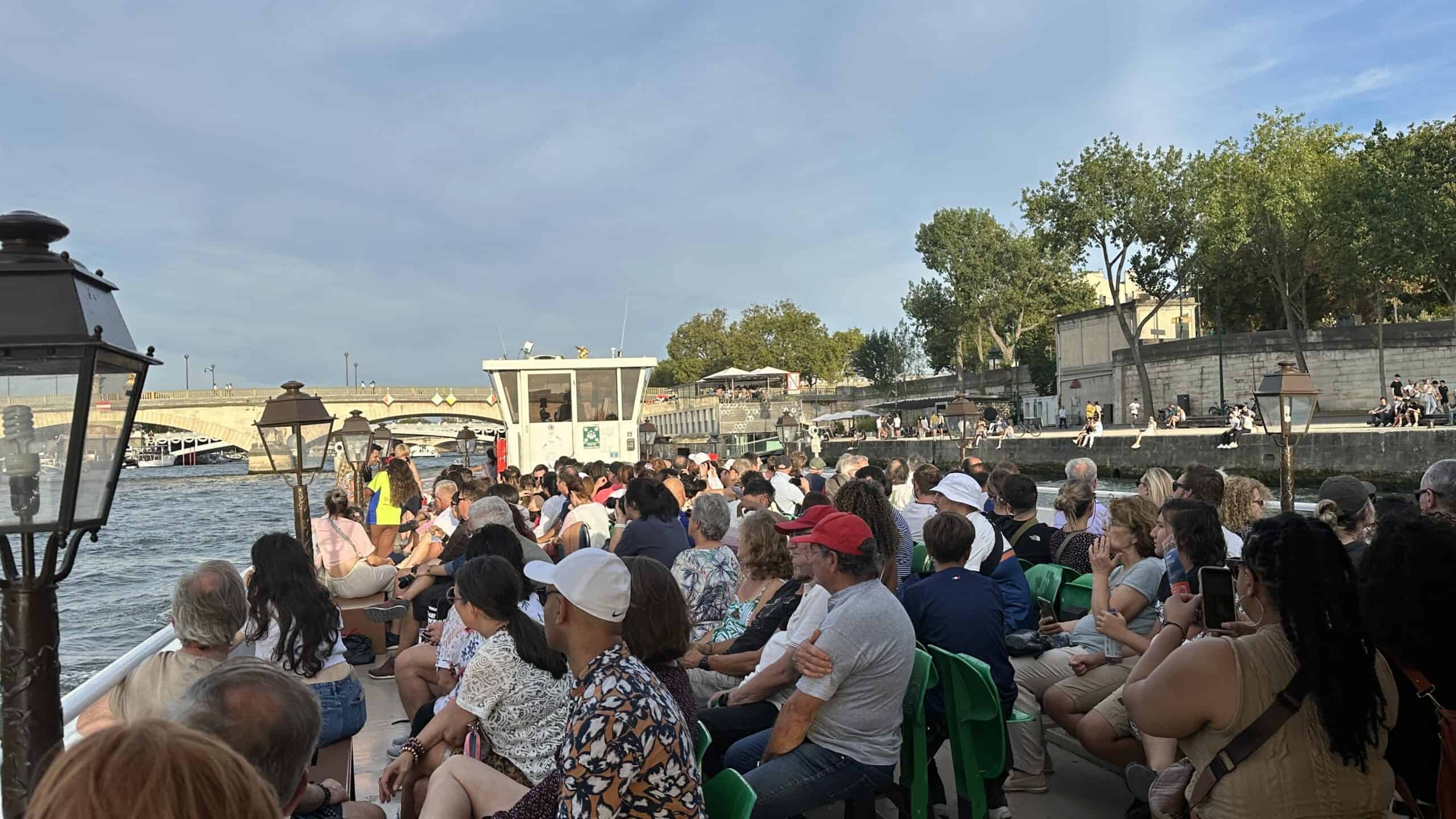 River cruise boat on the Seine