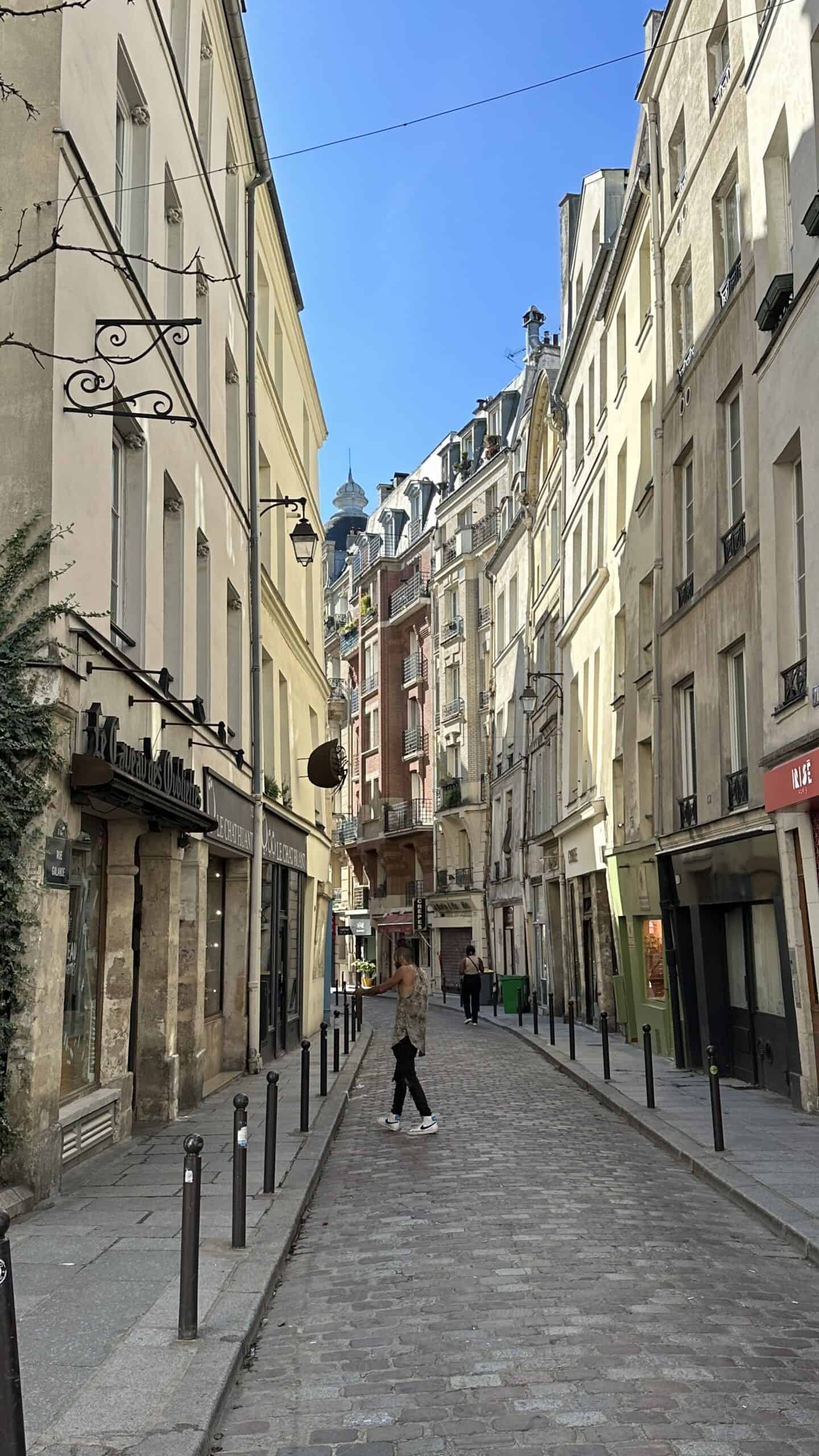 Quaint streets in the 5th arrondissement of Paris