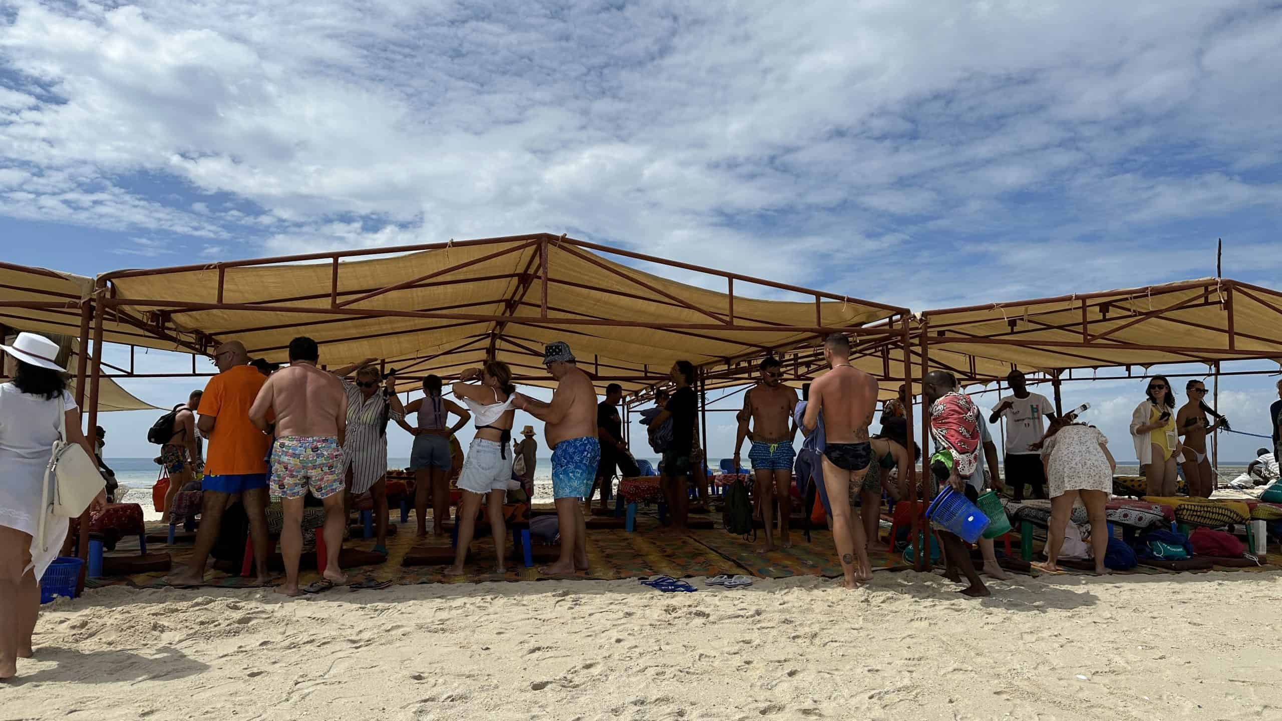 Tents with vendors