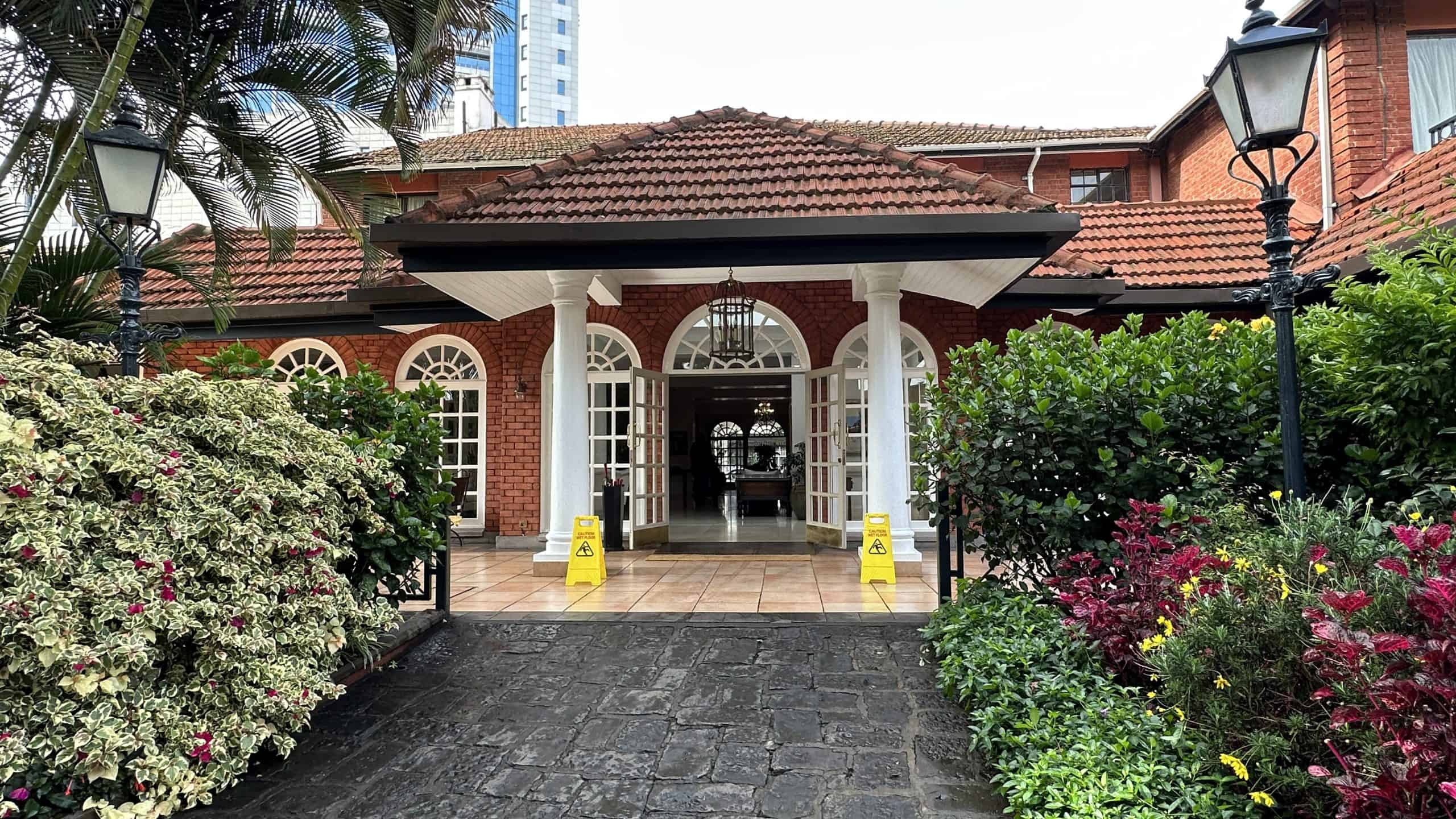 Garden entrance