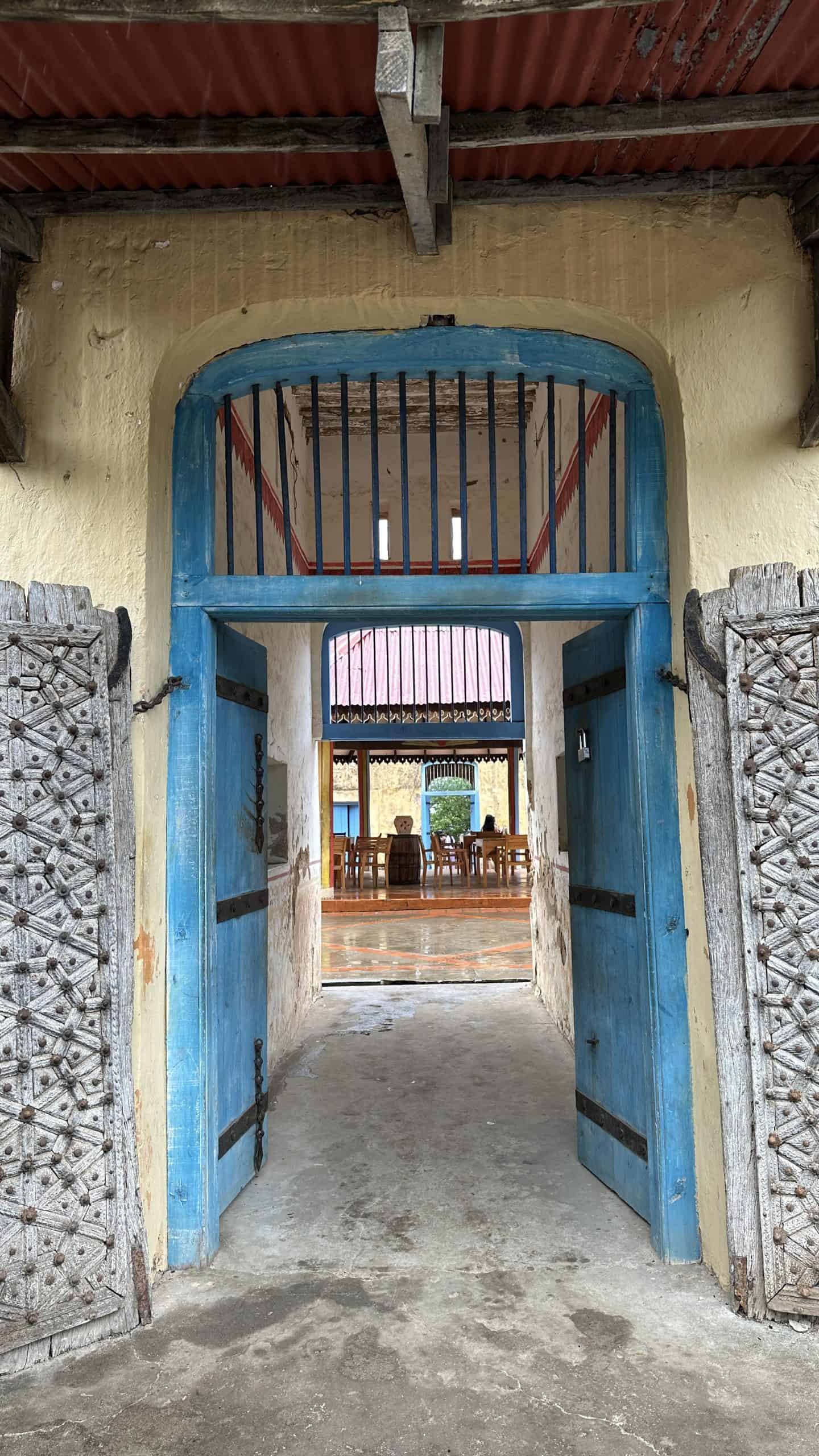 Entrance to the prison