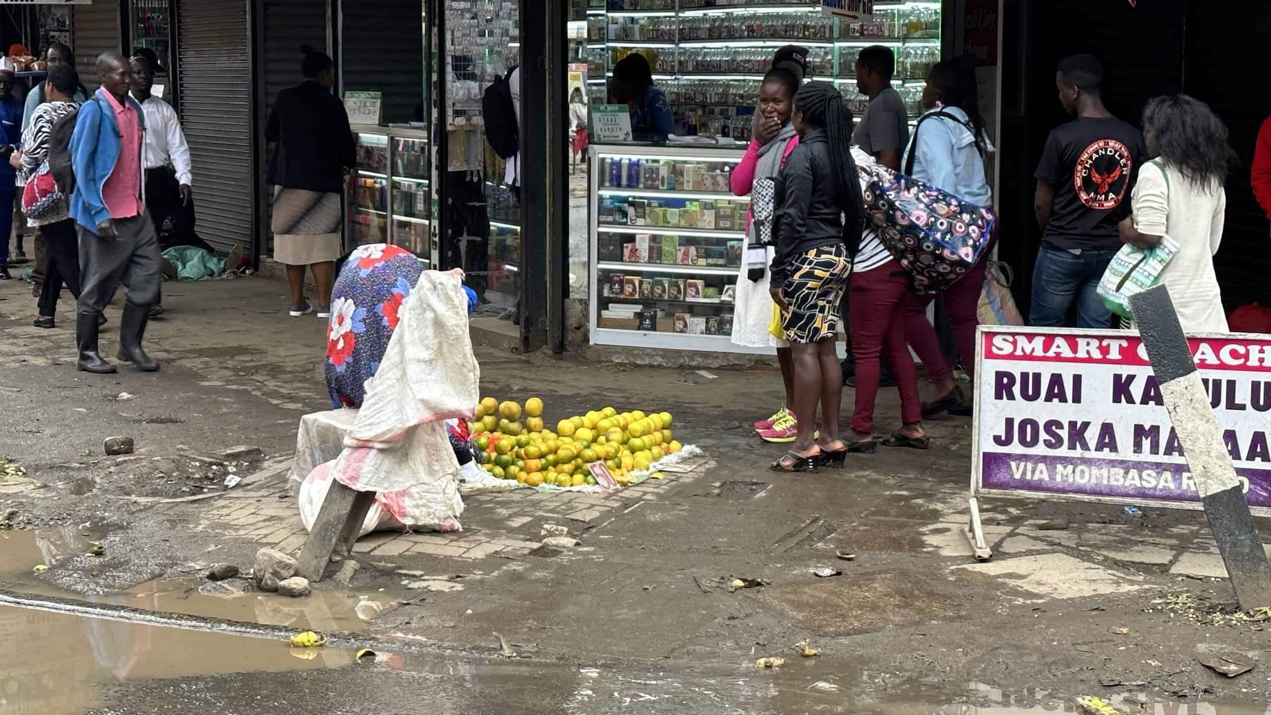 Vendors on the street