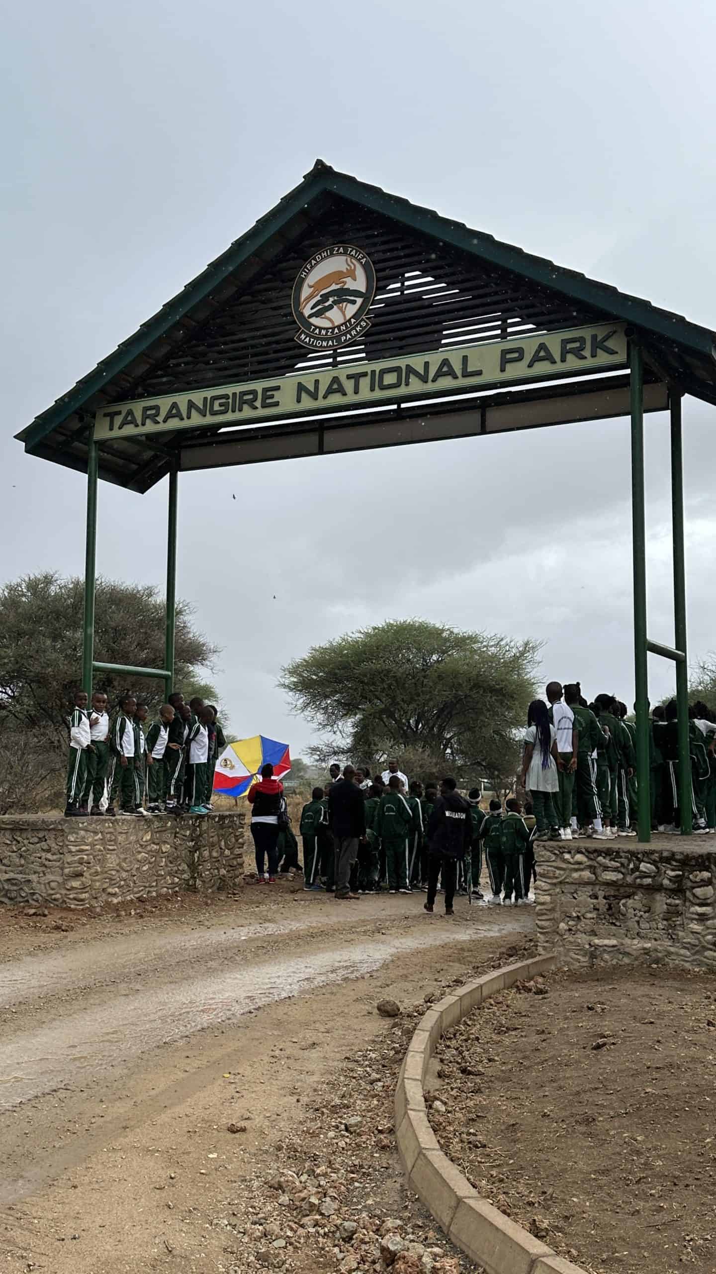 Tarangire park gate
