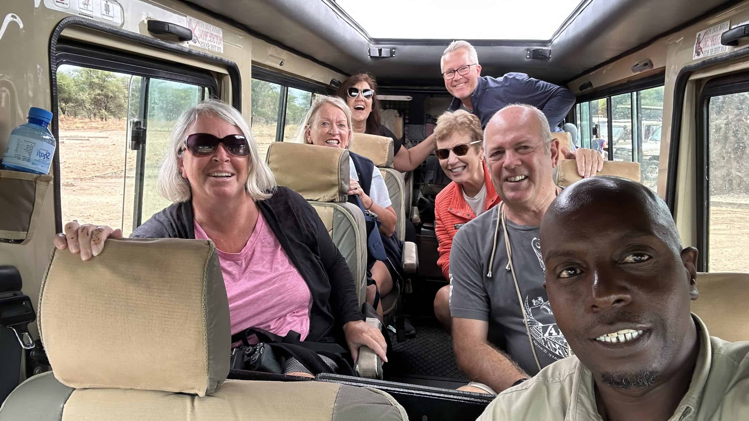 In our safari truck