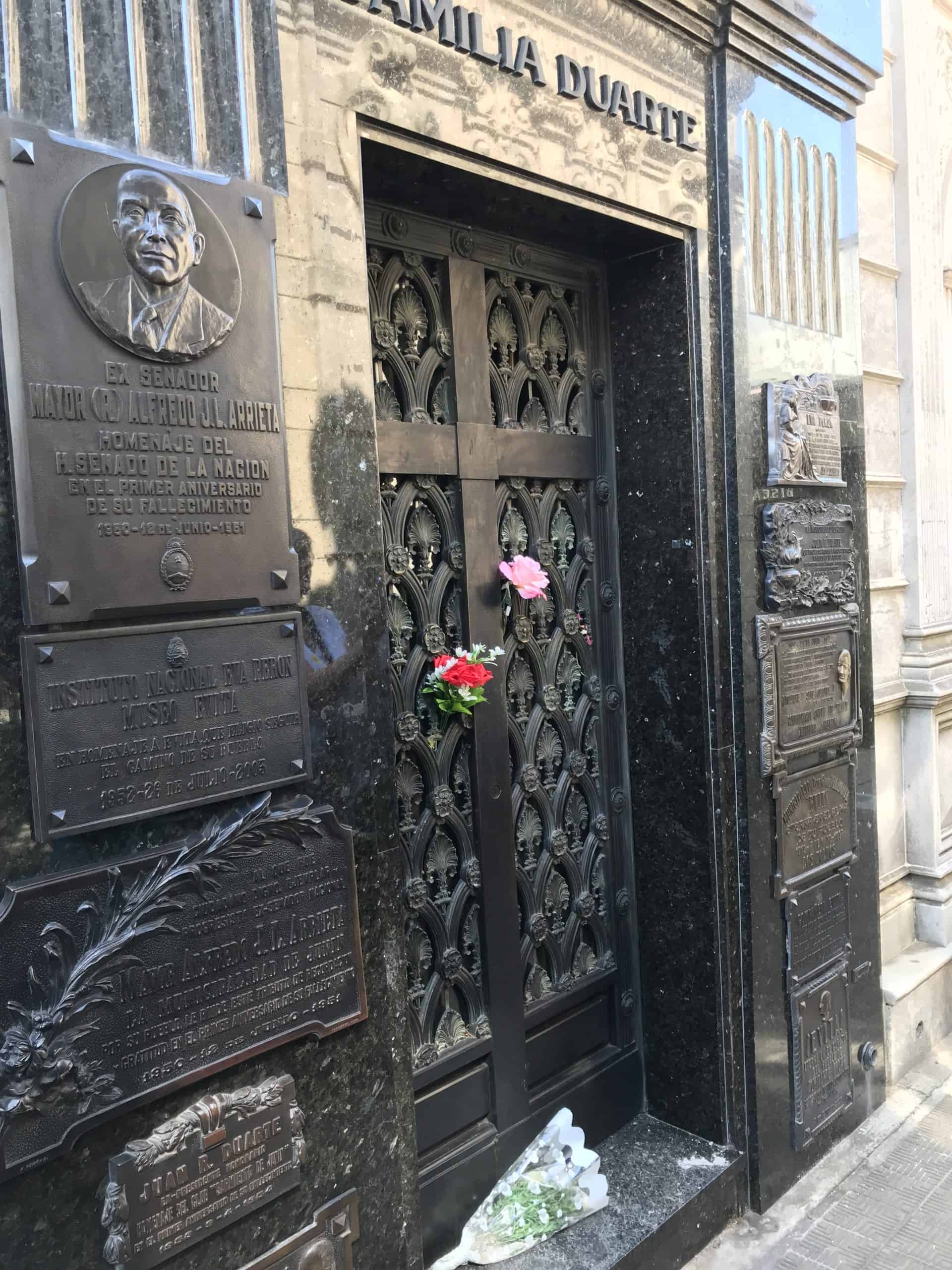 Eva Peron family crypt