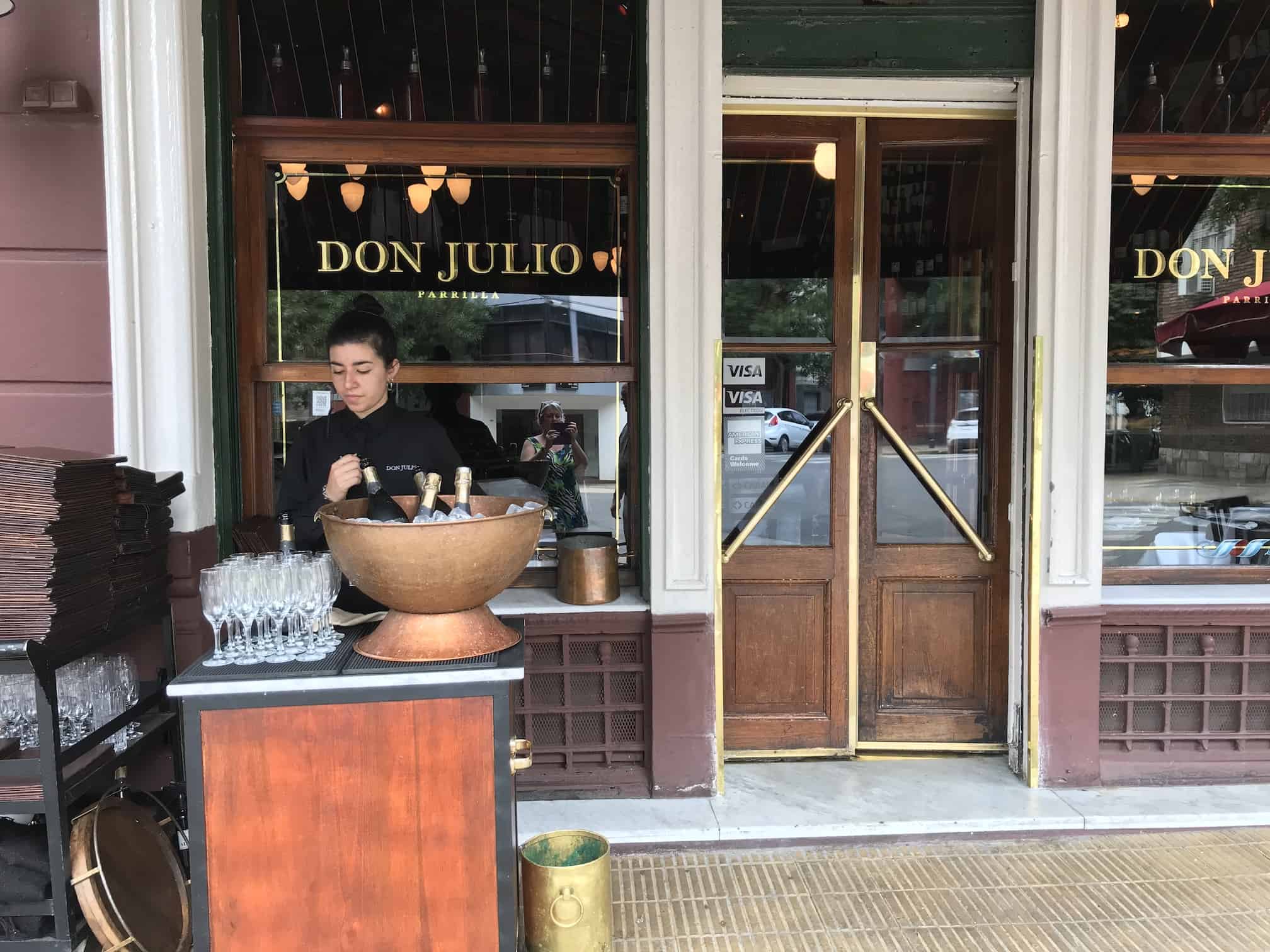 Front of Don Julio Restaurant