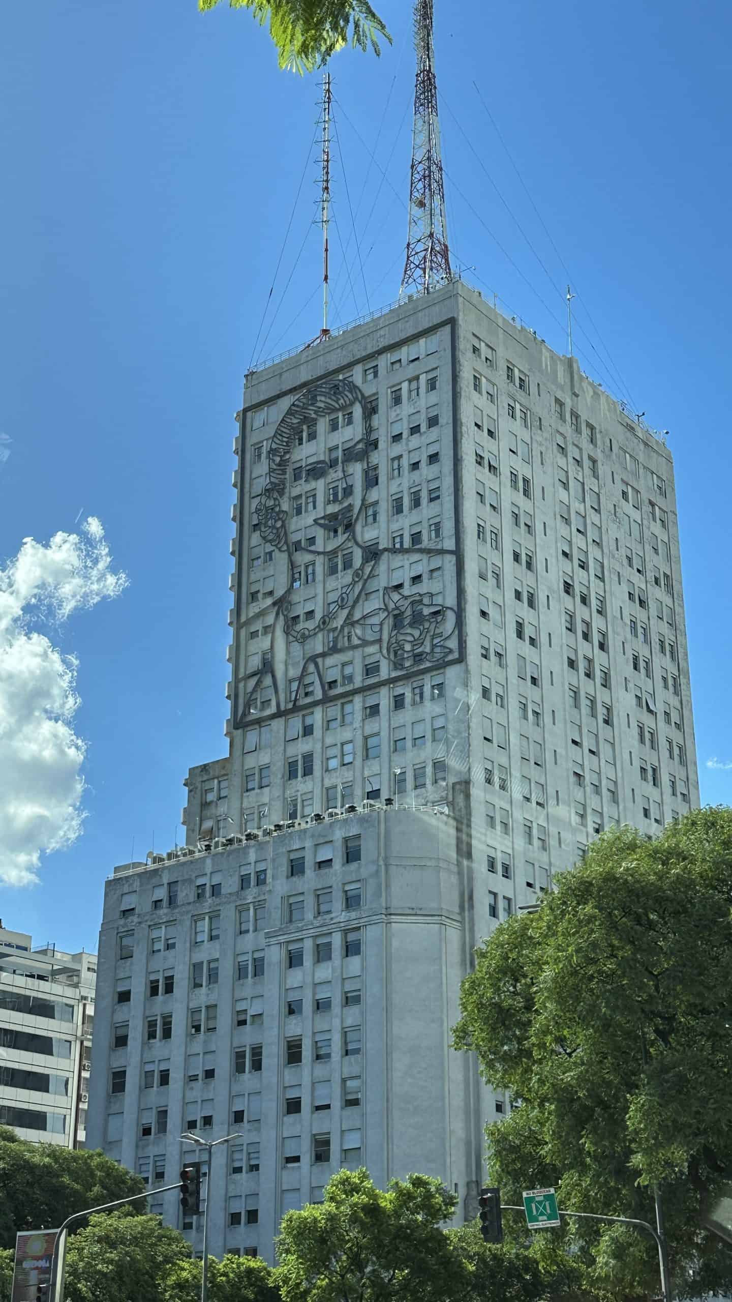 Eva Peron mural