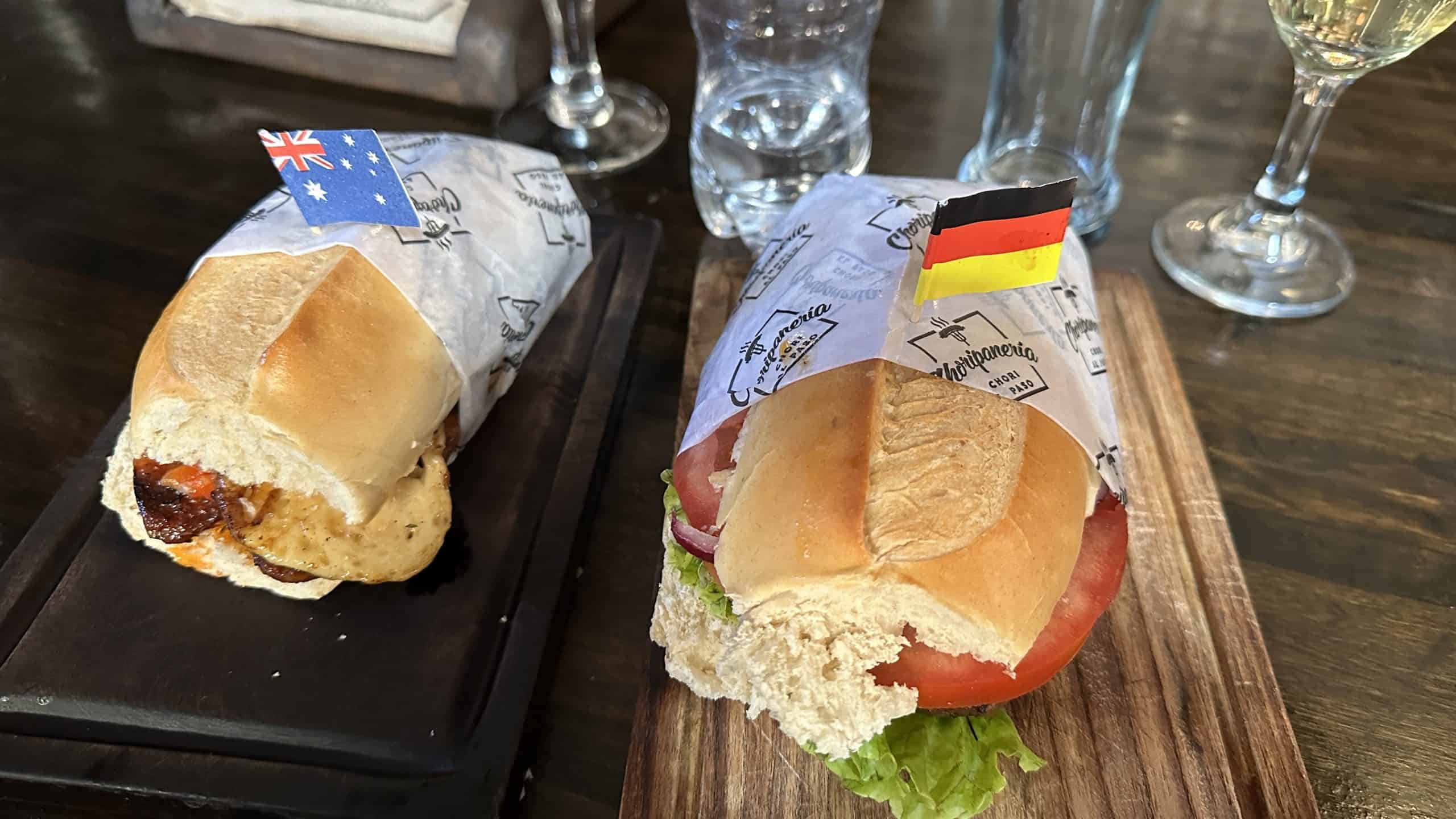 Chorizo sandwiches
