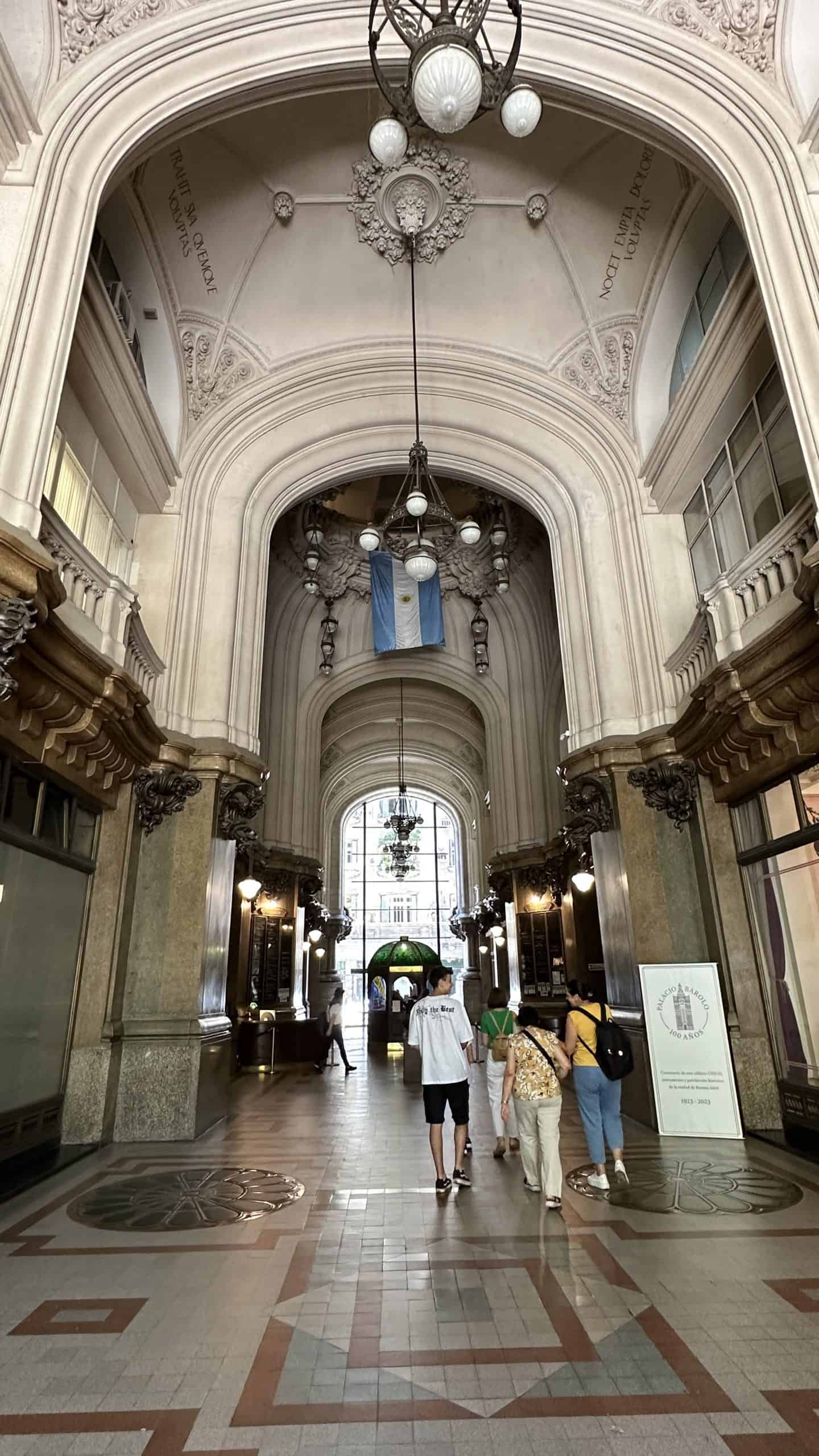 Lobby of the Palacio Barolo