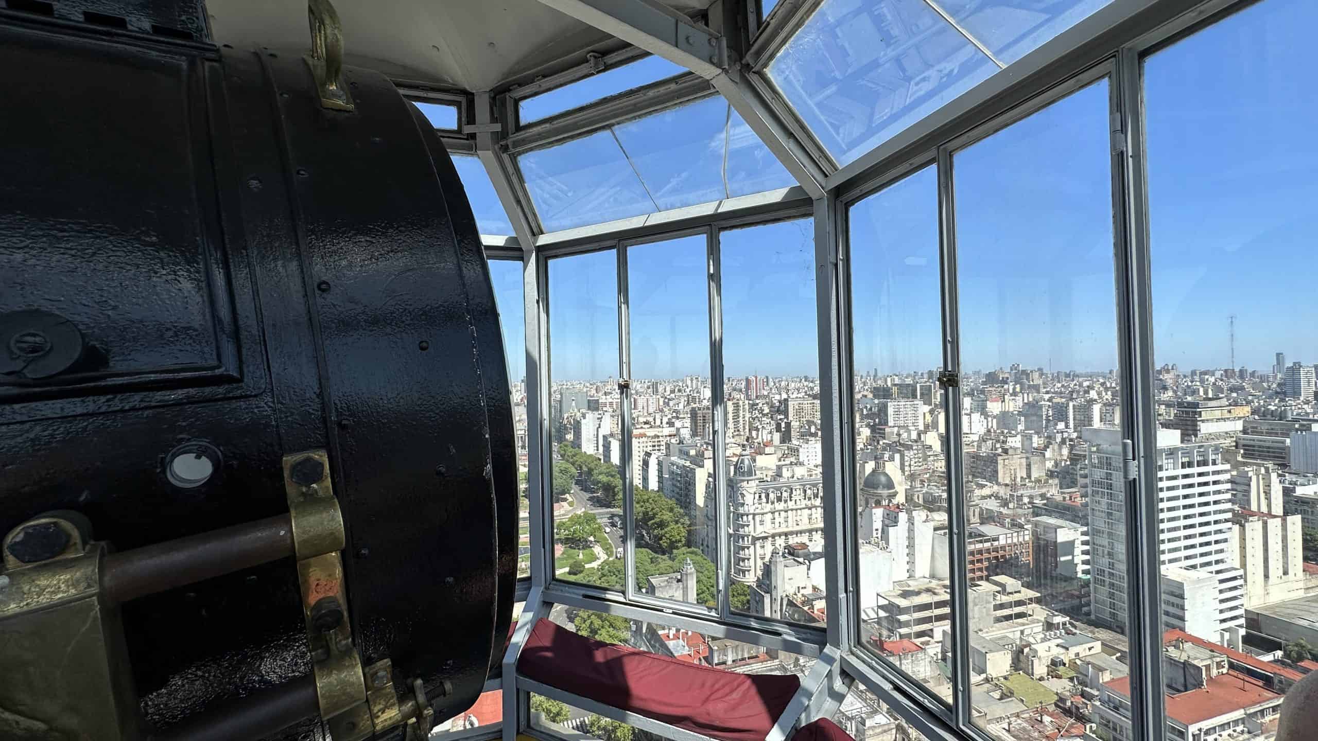 The lighthouse - one of the best parts of the Palacio Barolo tours