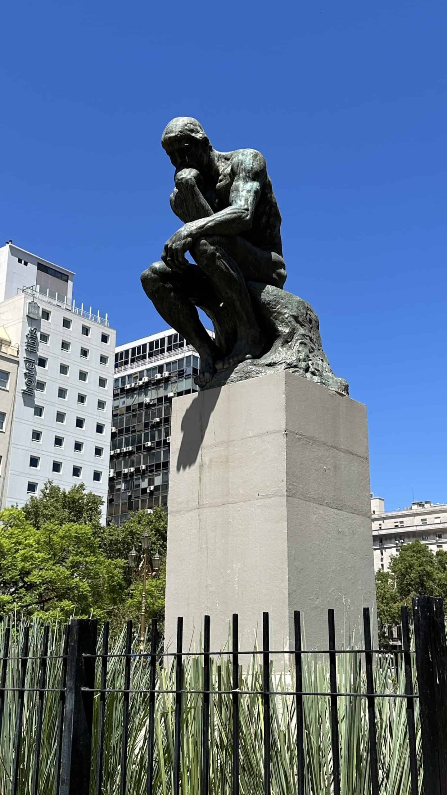 Rodin sculpture in the park
