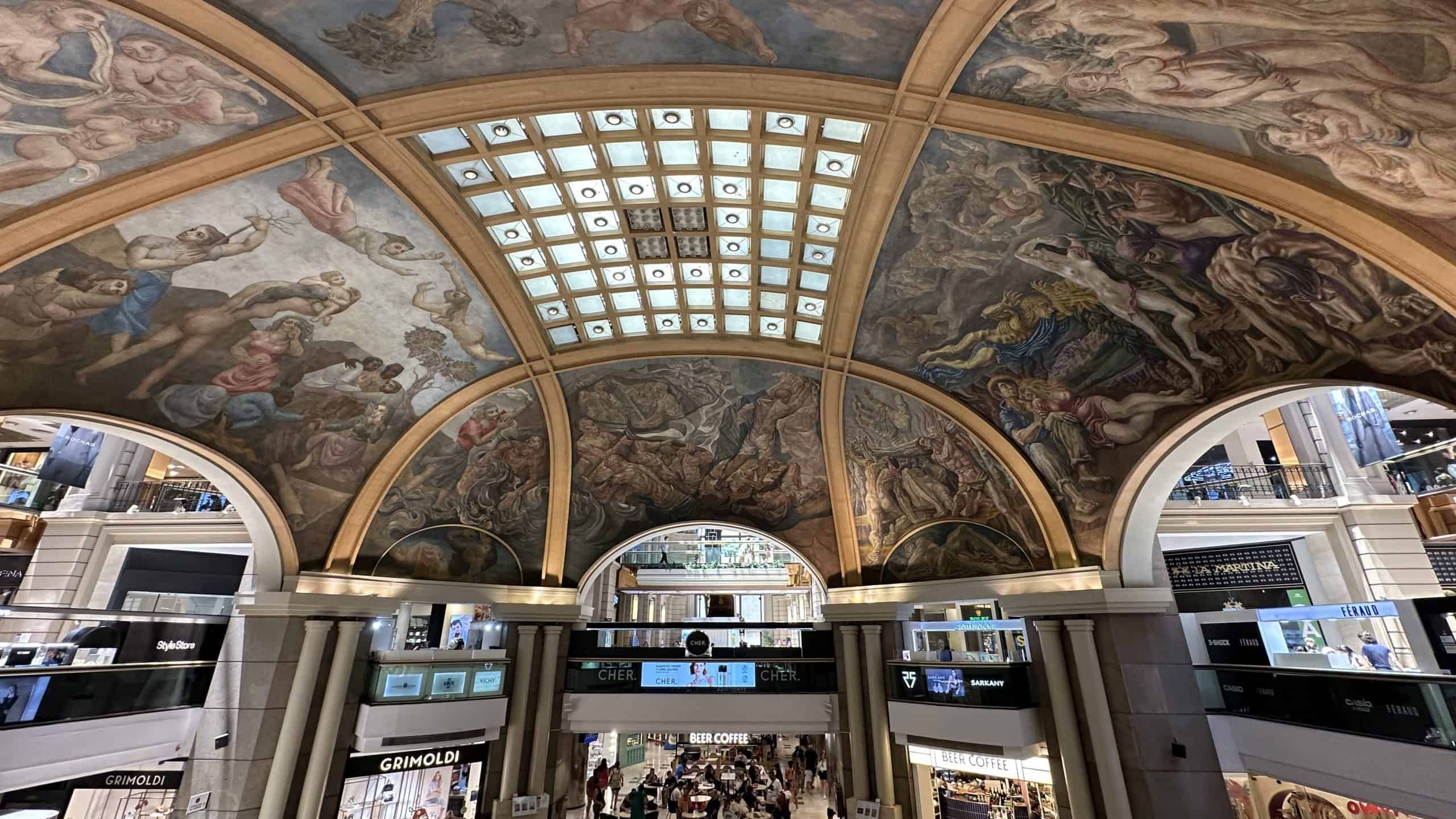 Murals at the mall