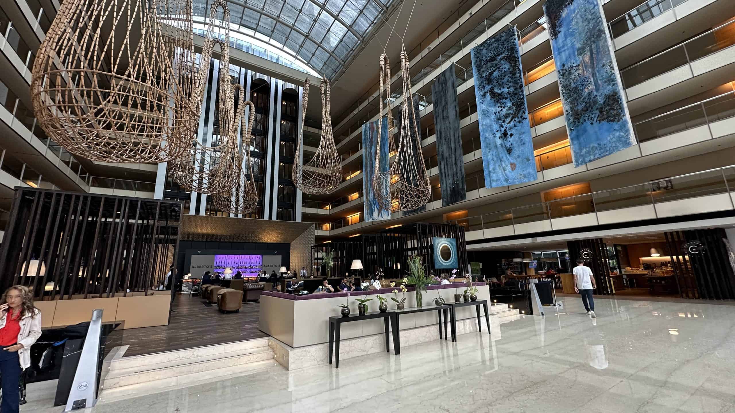 Lobby of the Hilton Buenos Aires