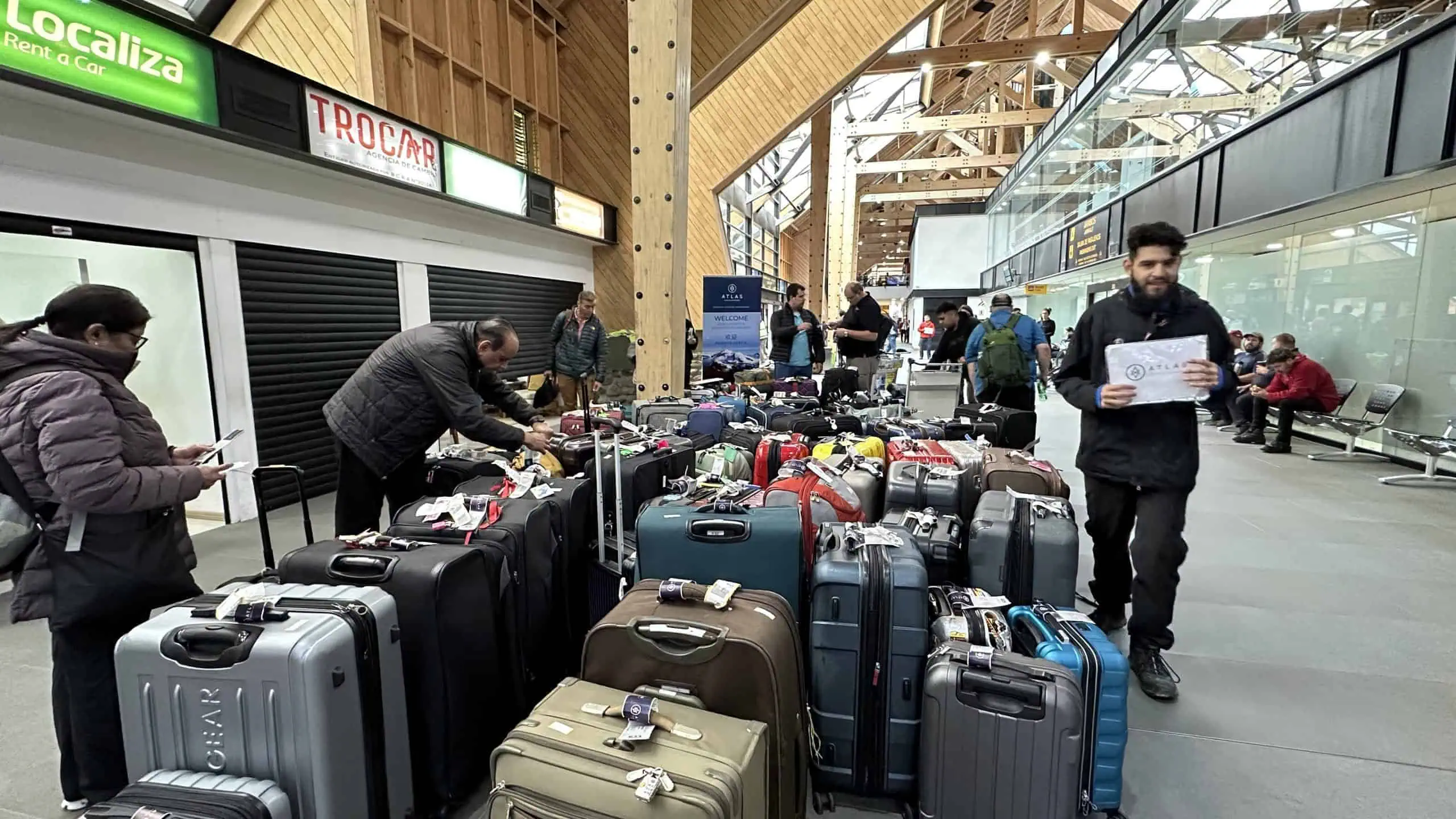 Luggage collection area