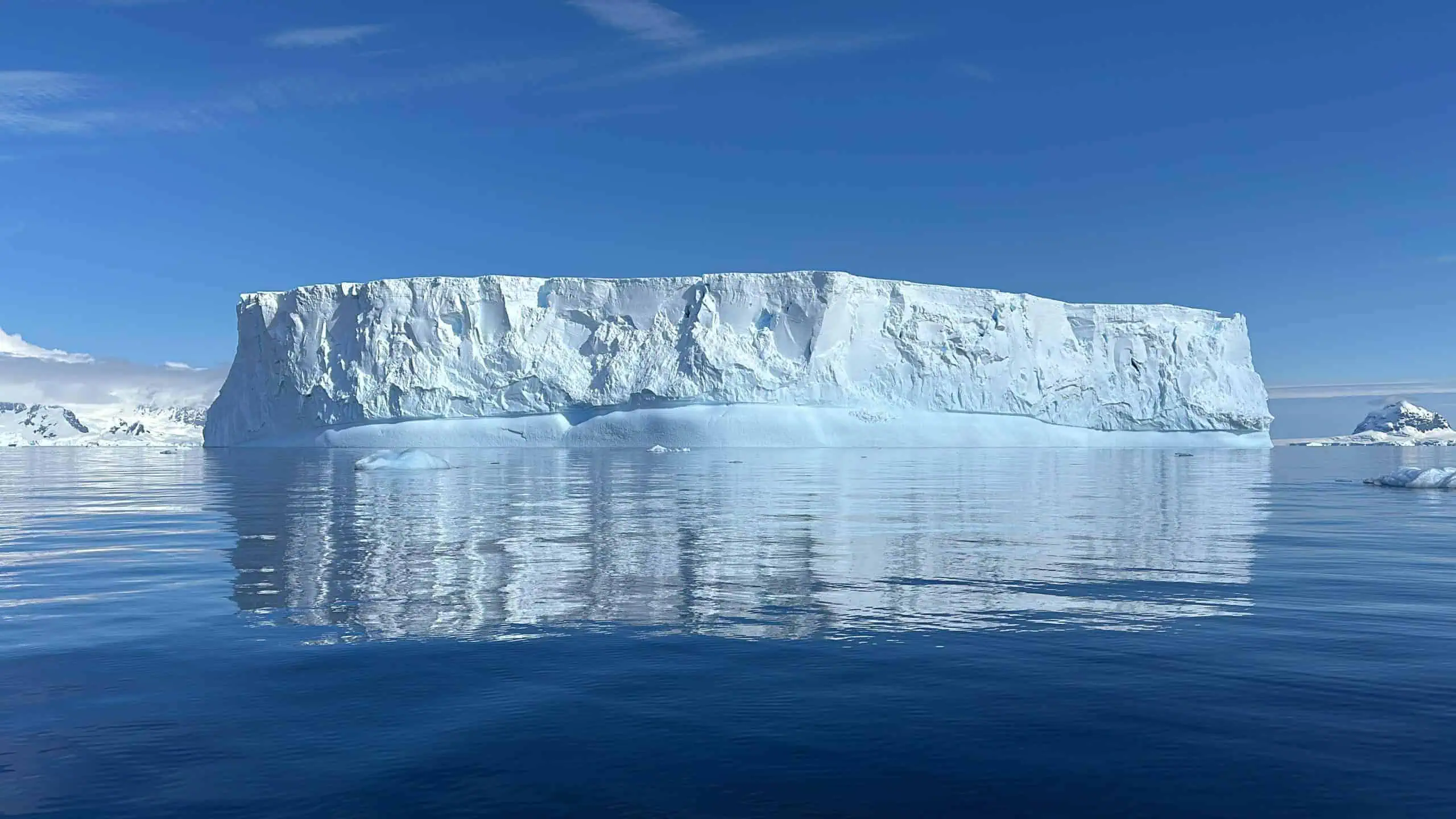 Enormous icebergs