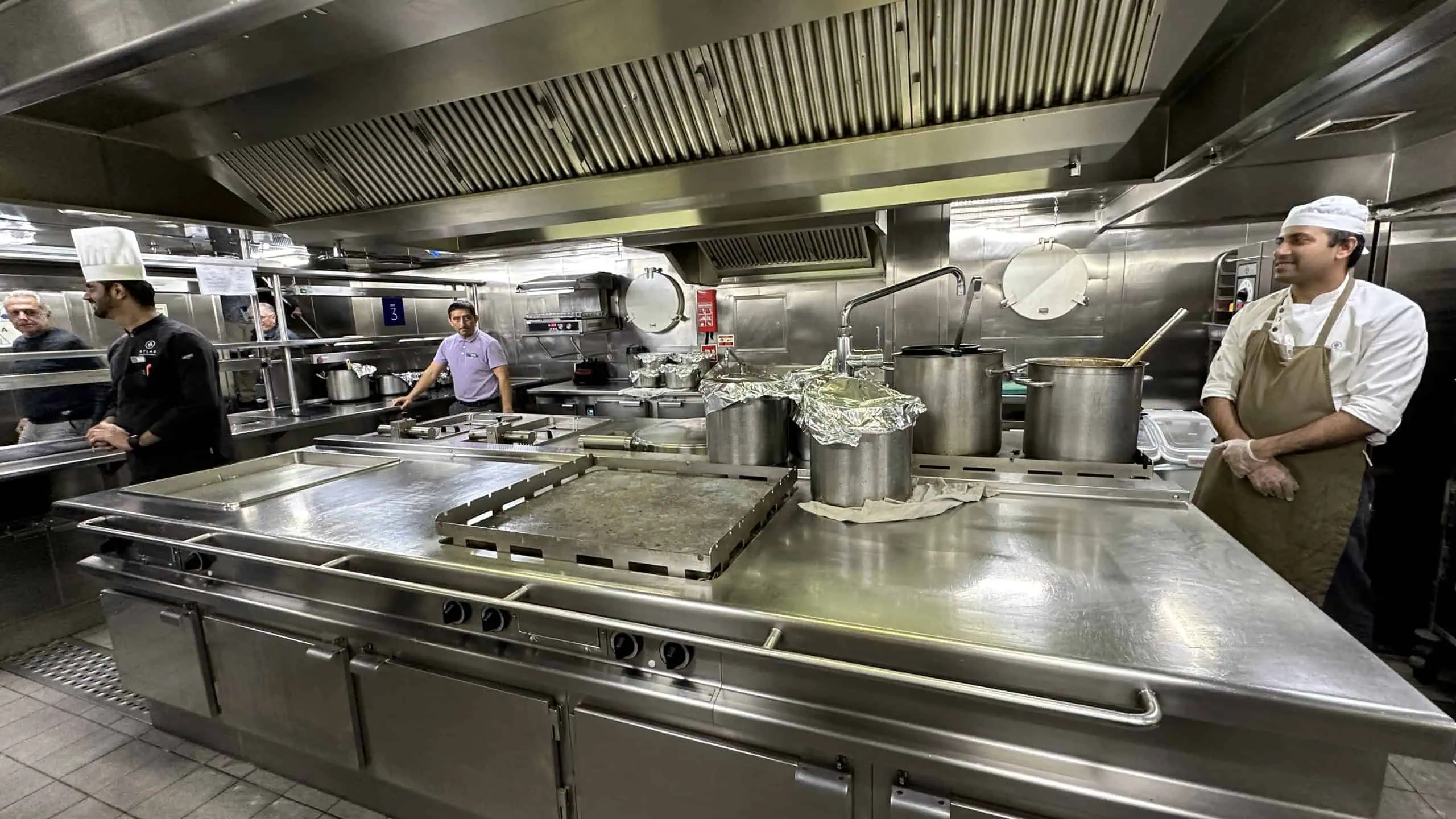 Galley tour on our ship