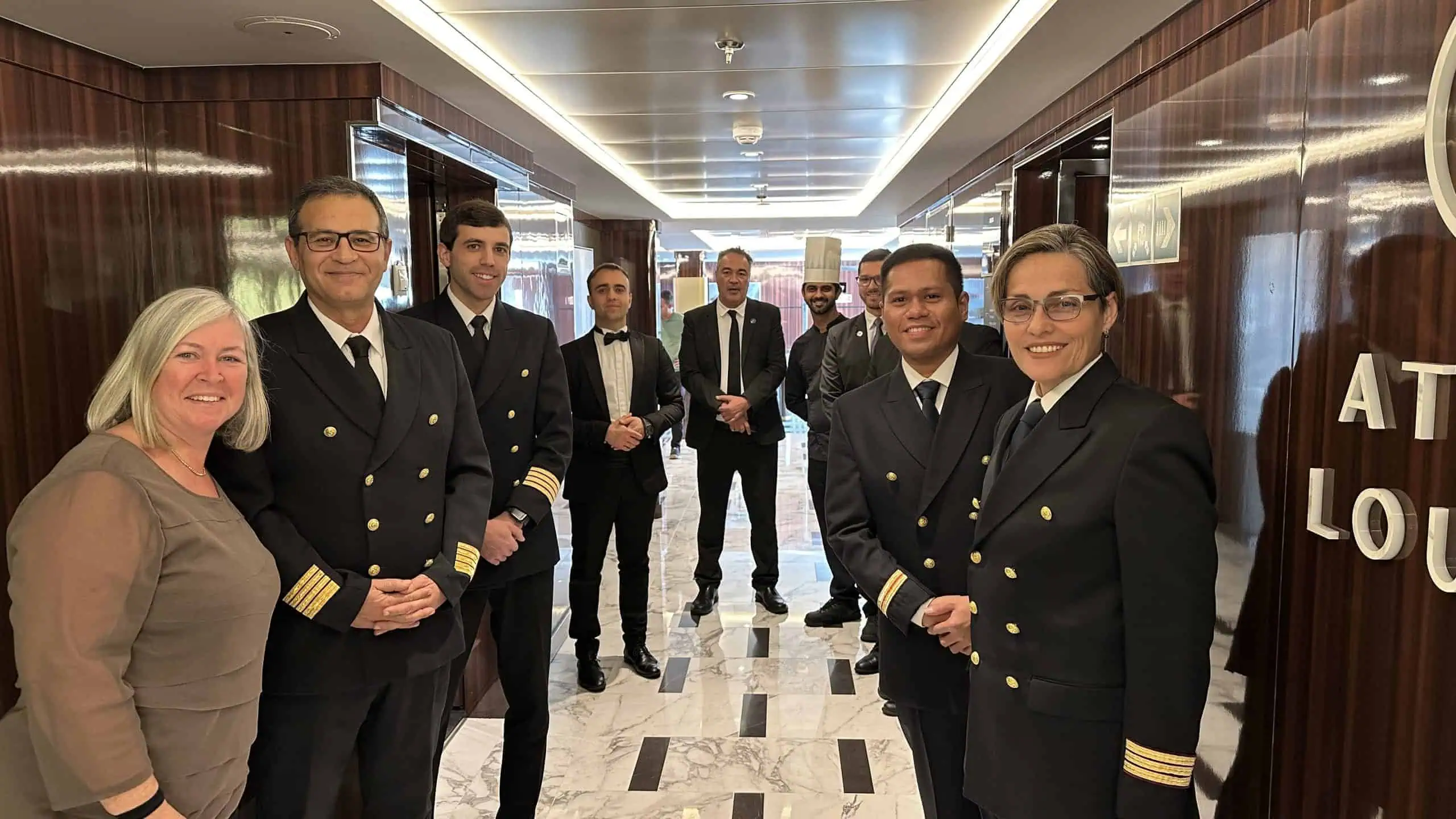 Our Captain and officers