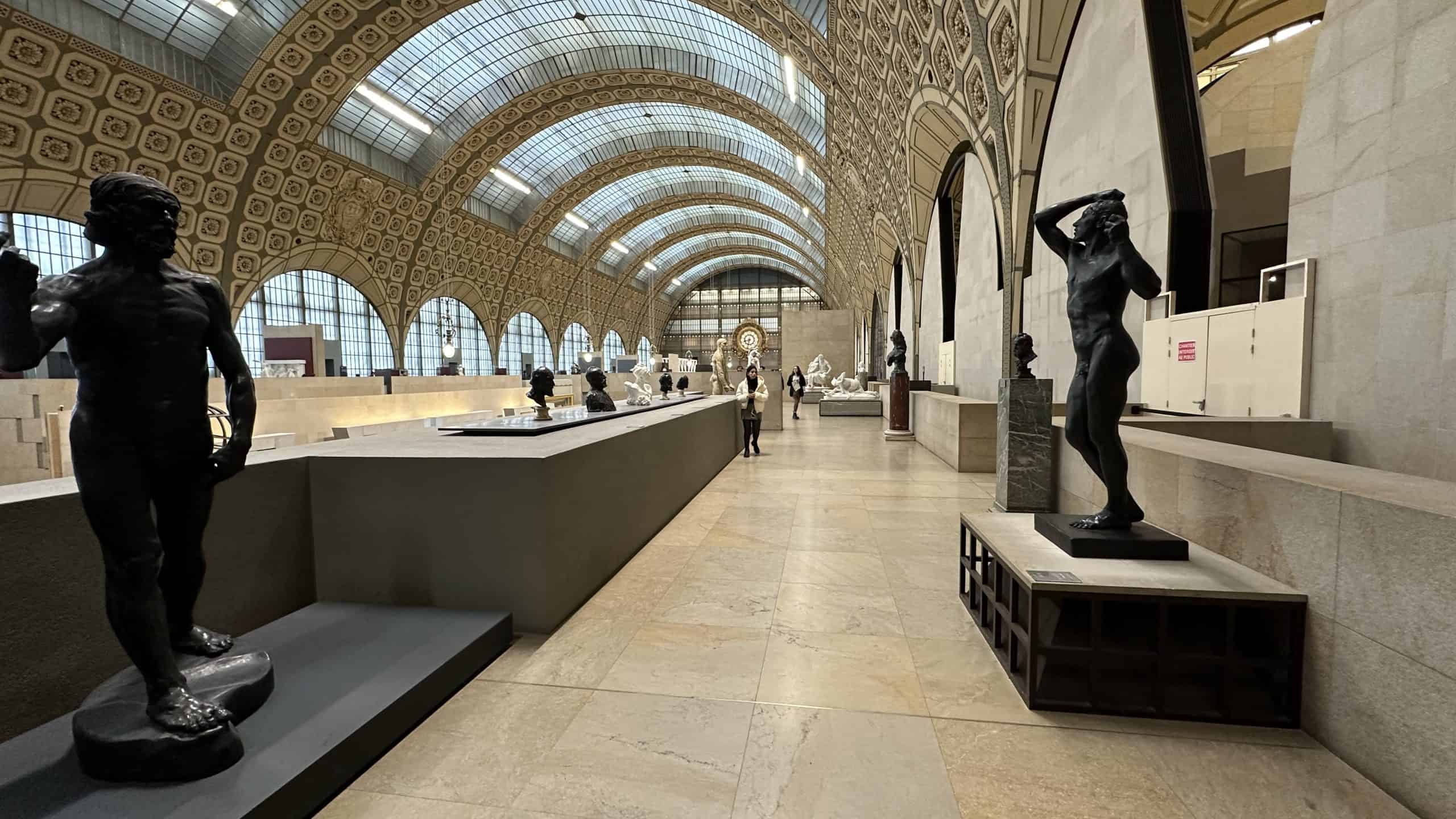 Halls of art at the Musee d'Orsay