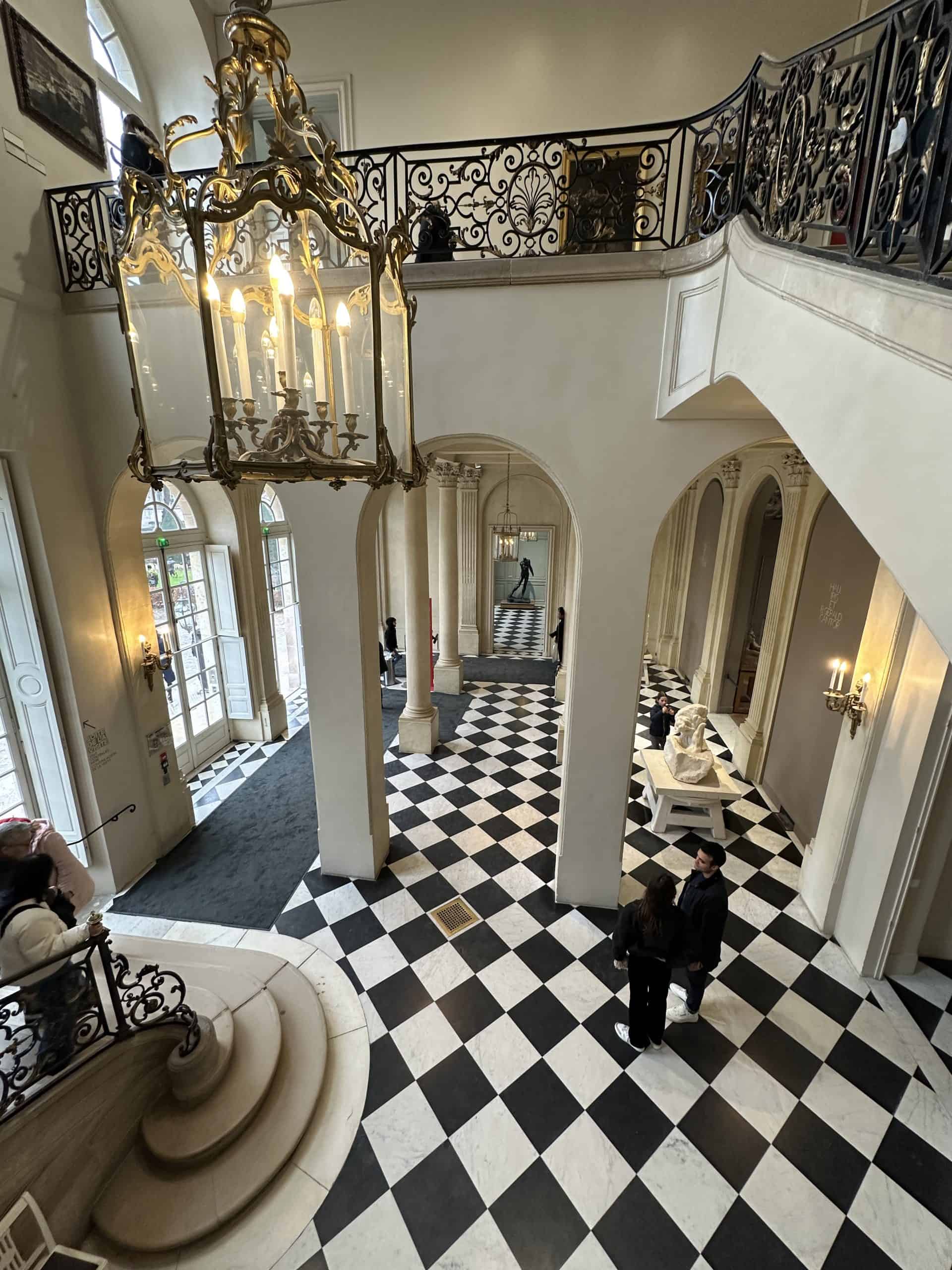 Inside foyer of the Rodin Museum