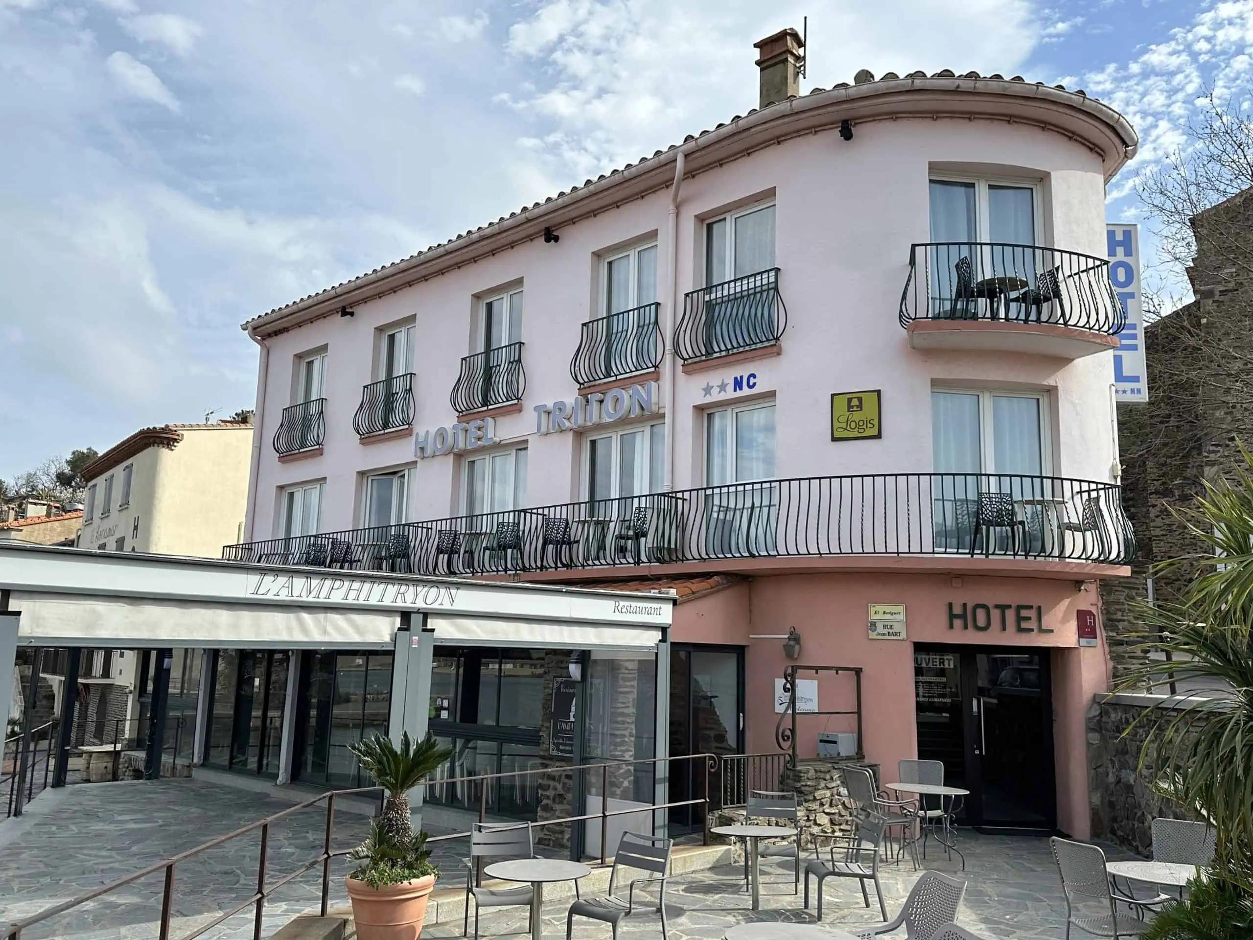 Hotel Triton is a good budget Collioure hotel