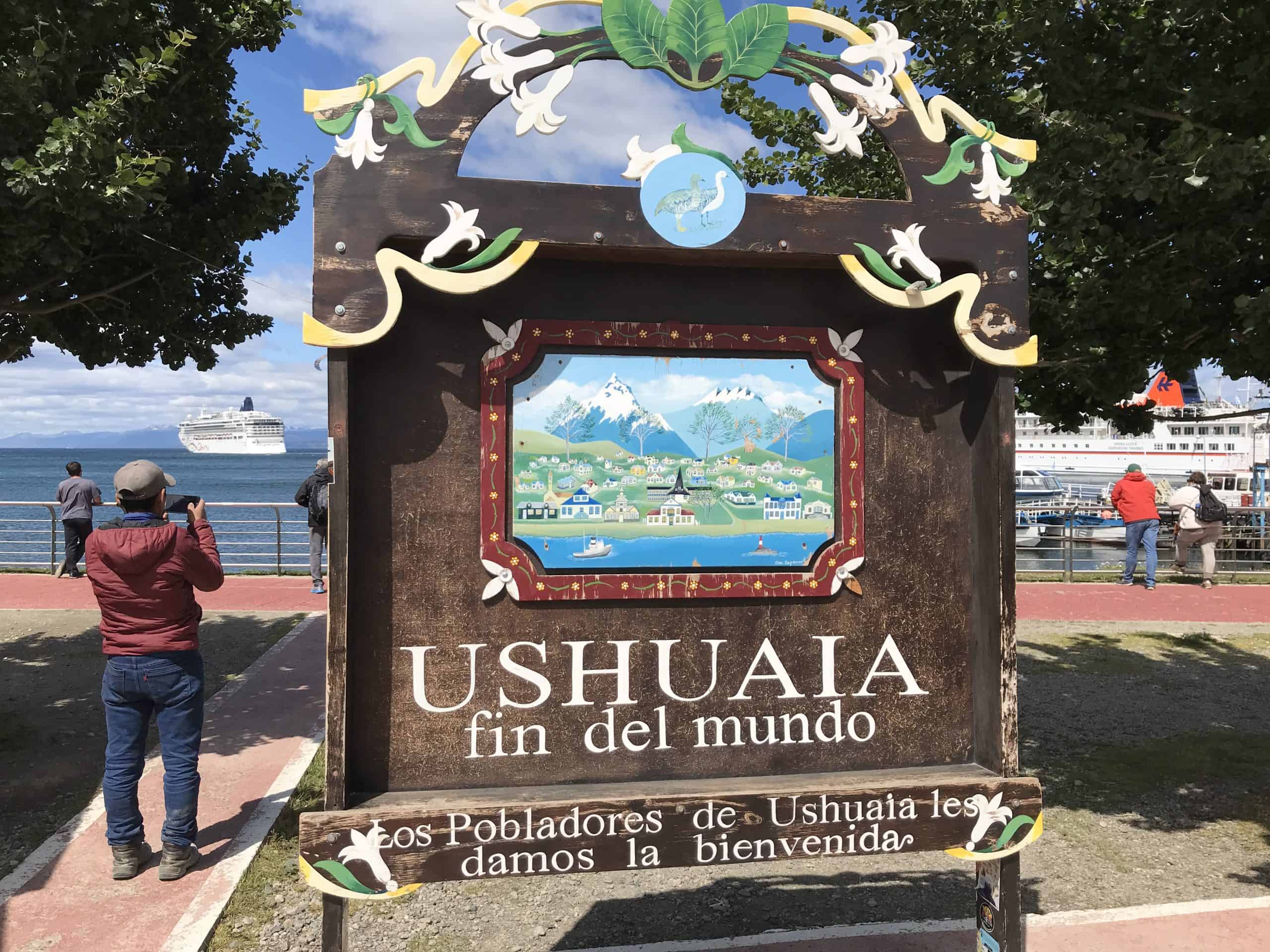 Fin del Mundo sign