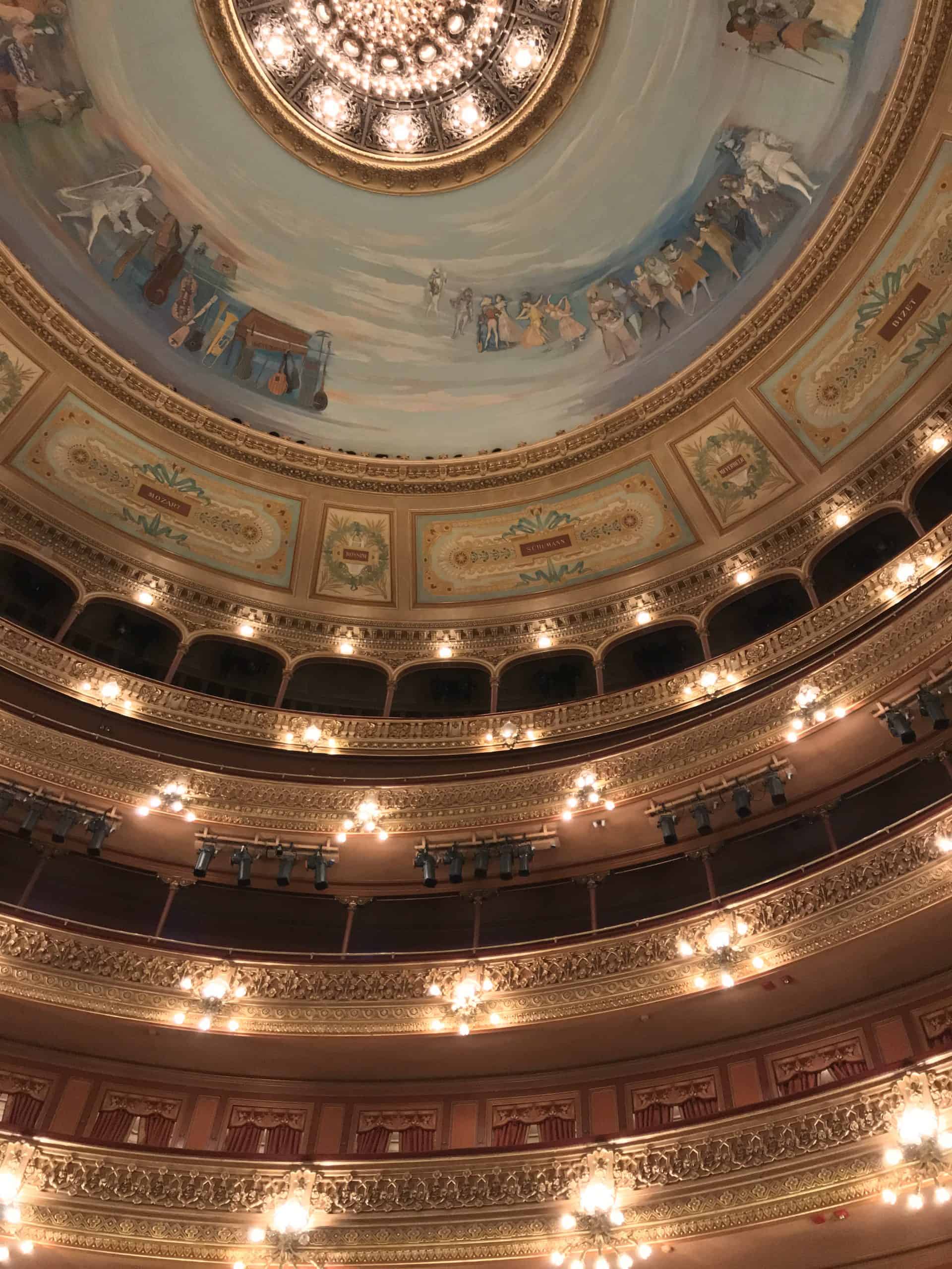 Beautiful interior of the theatre