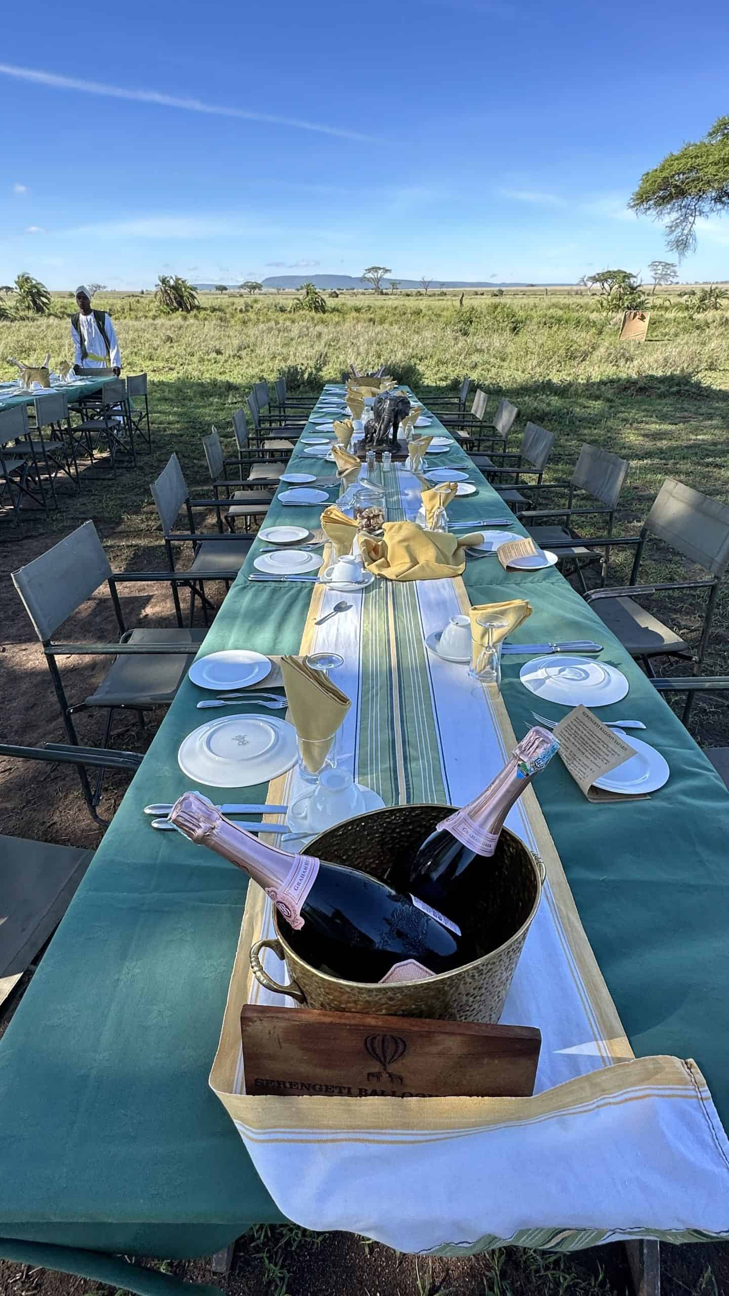 Table set for our meal