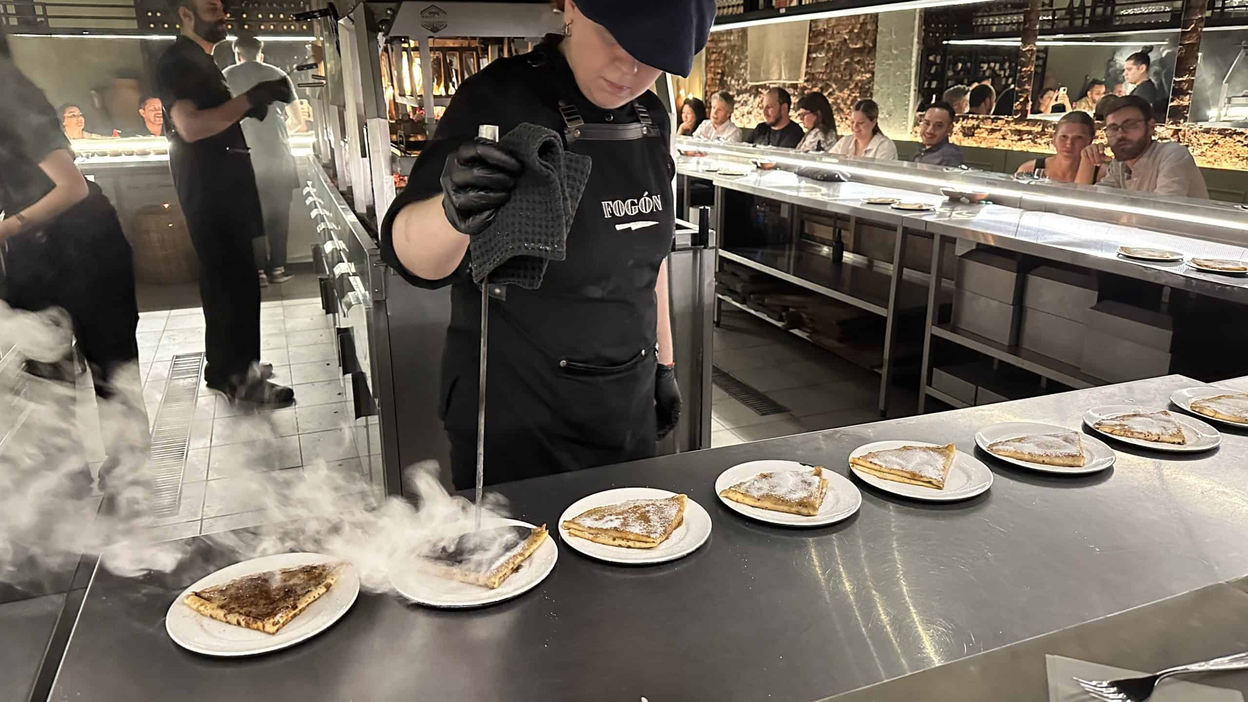 Pressed crepes