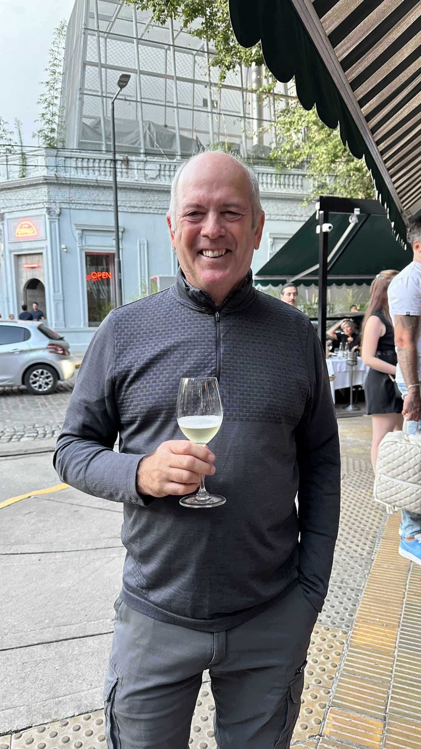 Enjoying bubbly again