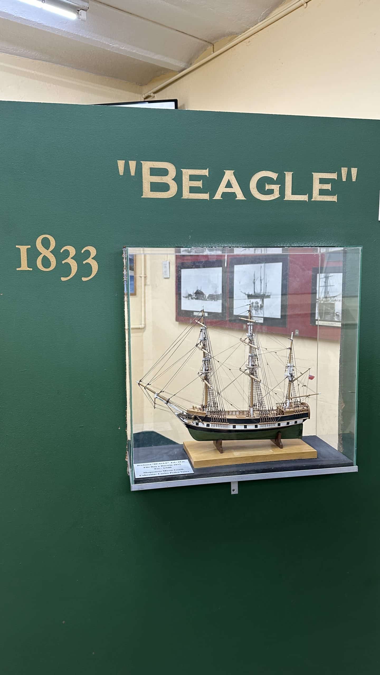 Model of the Beagle ship
