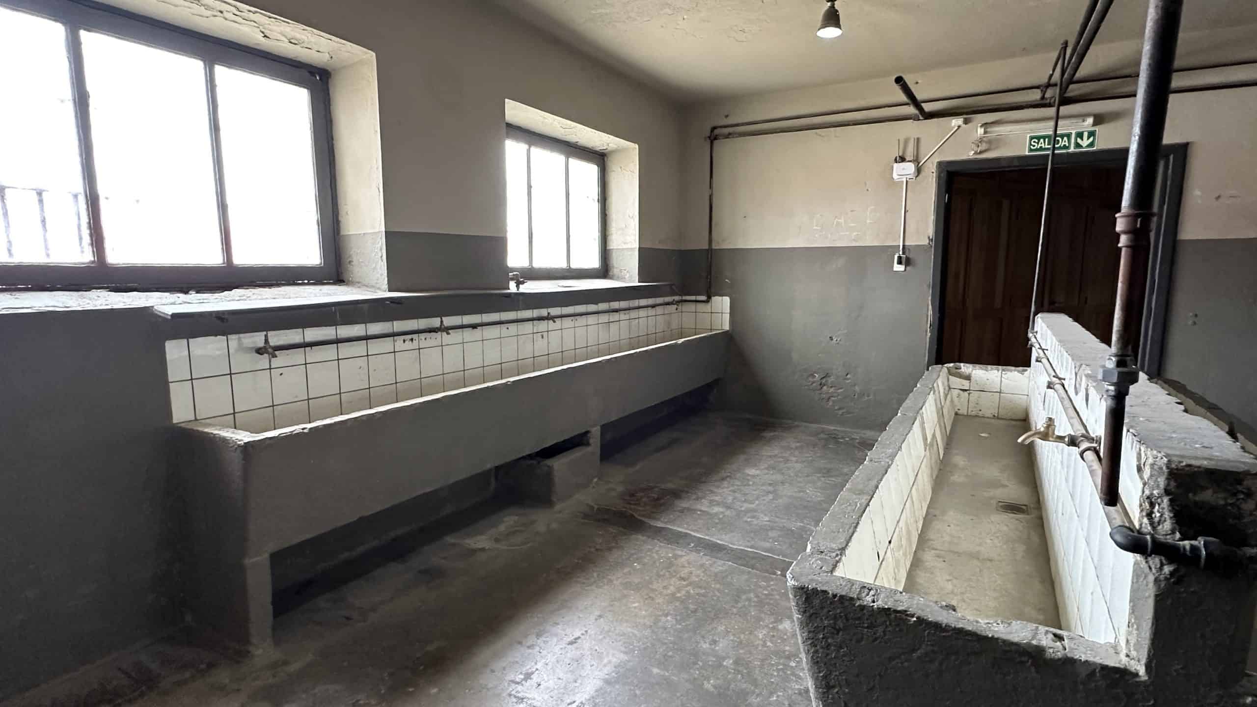 The community bathrooms
