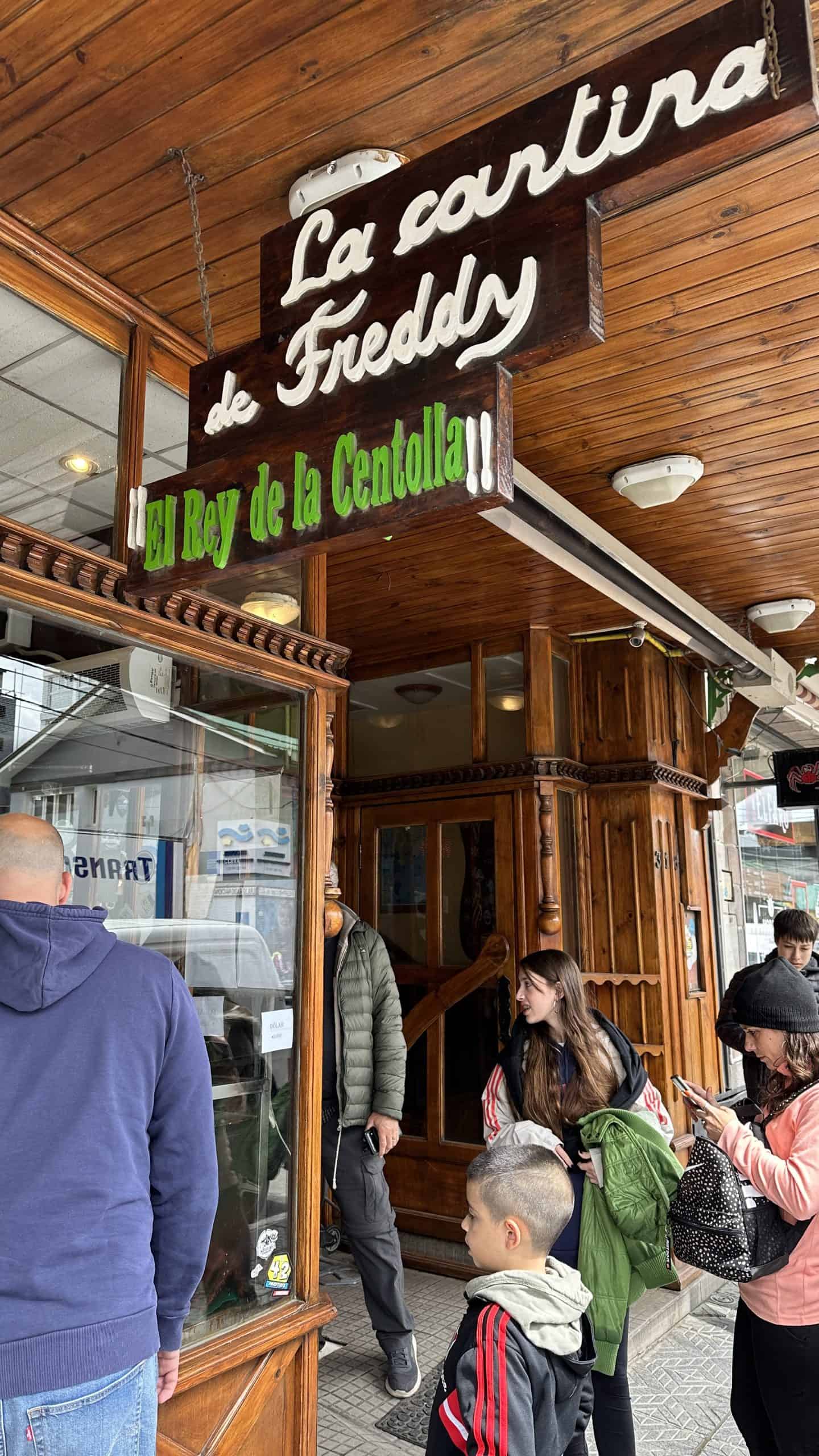 Outside of Freddys