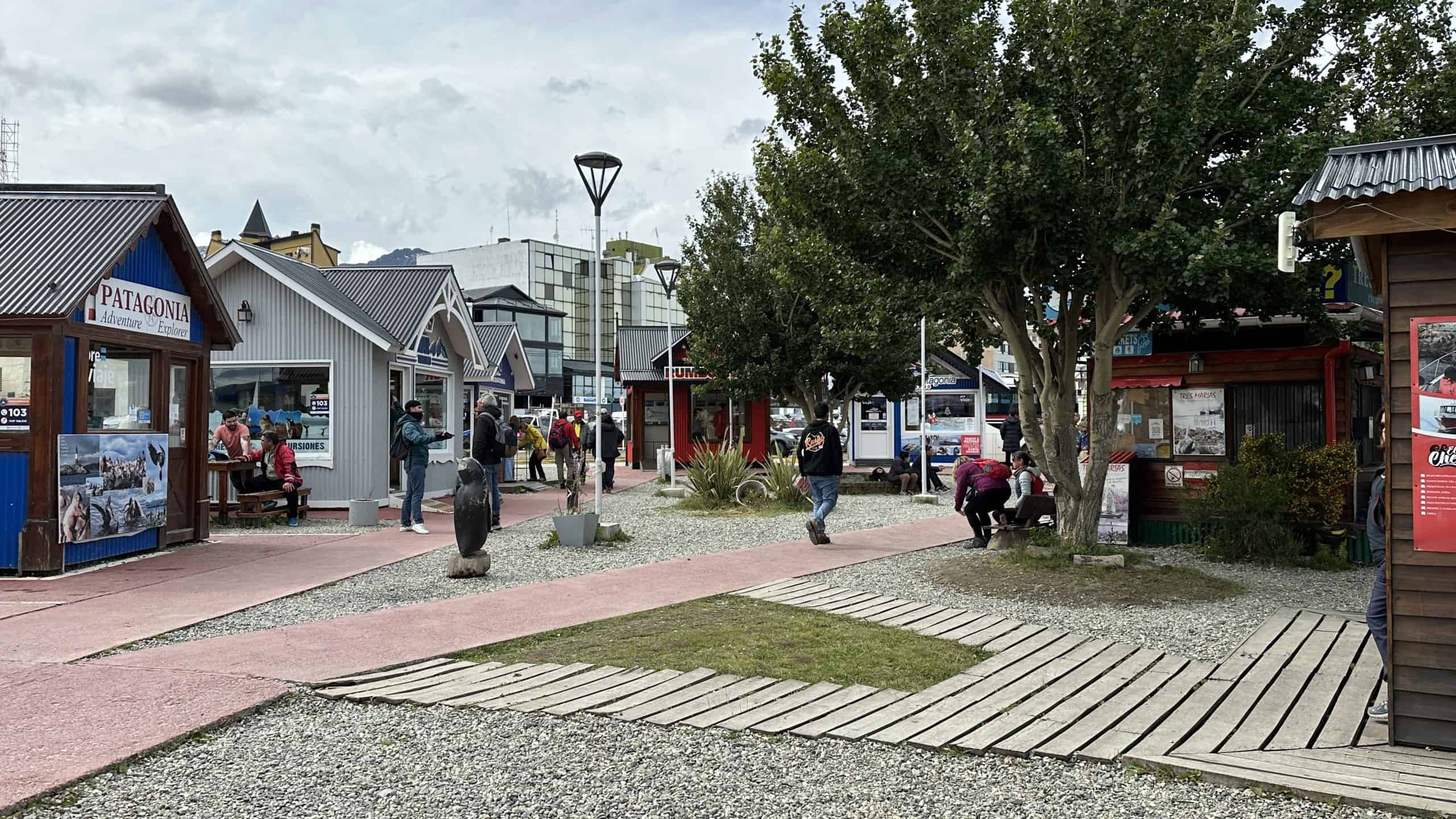 Waterfront with tour operators