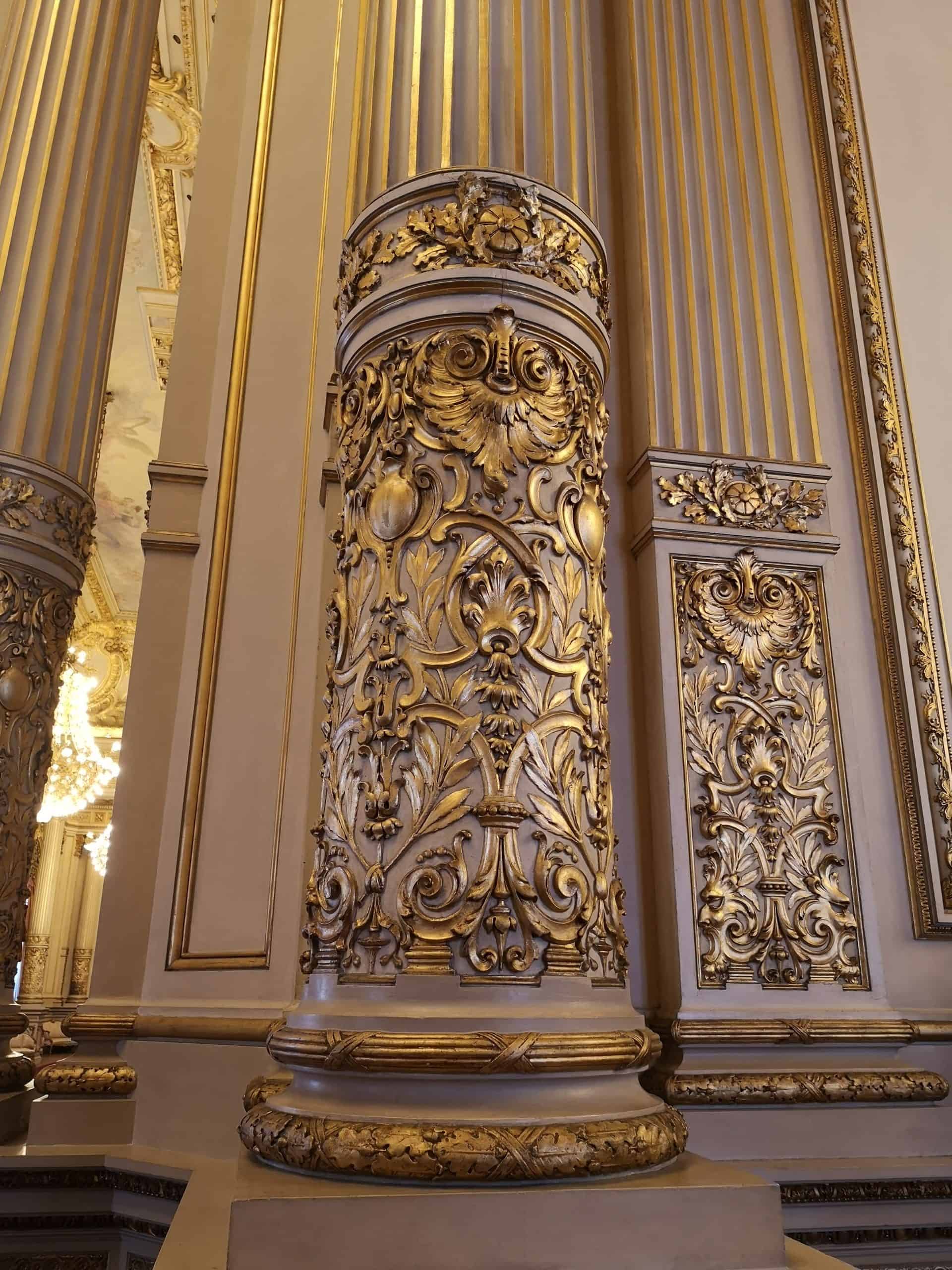 Carved columns