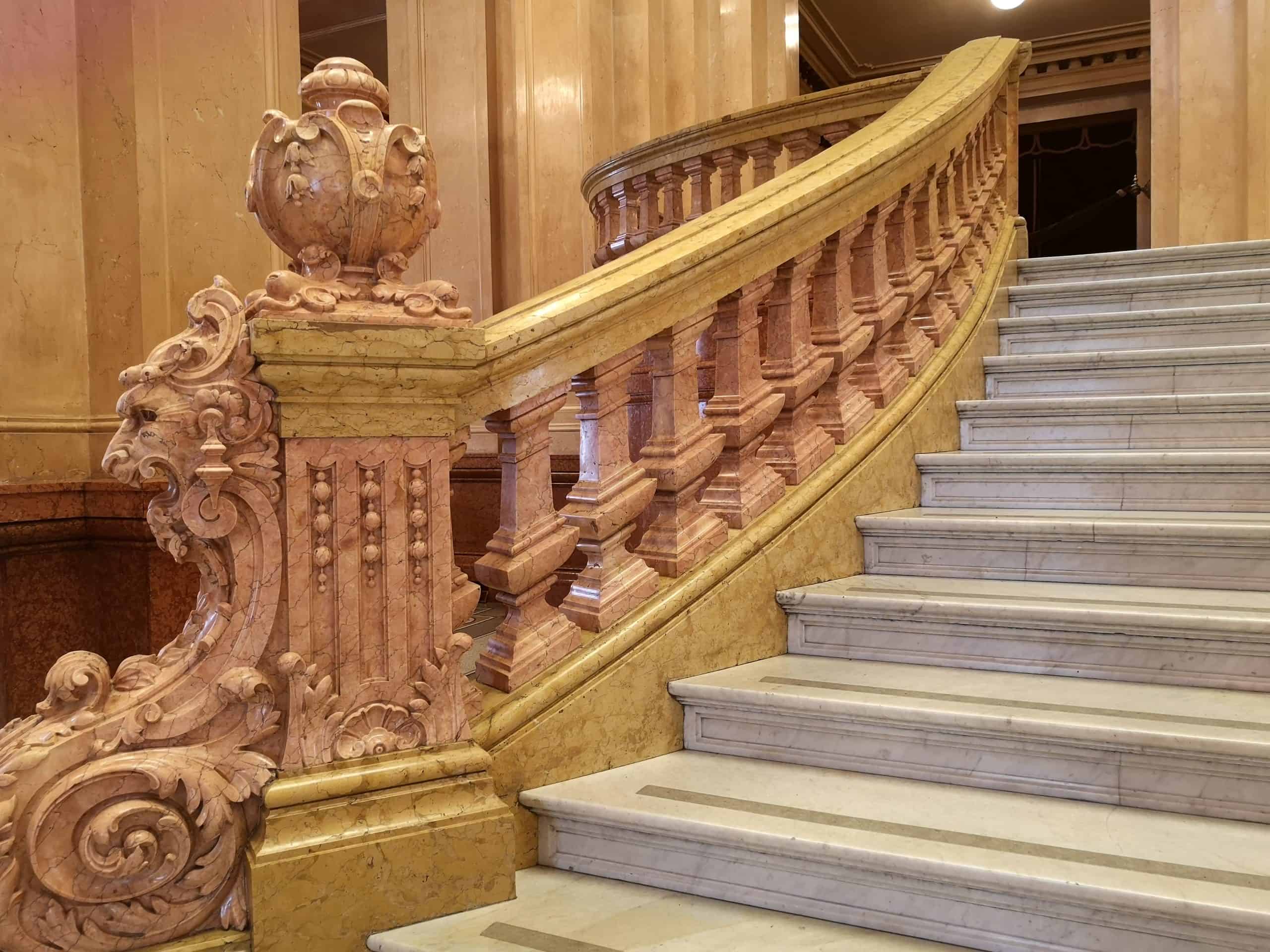 The grand entryway