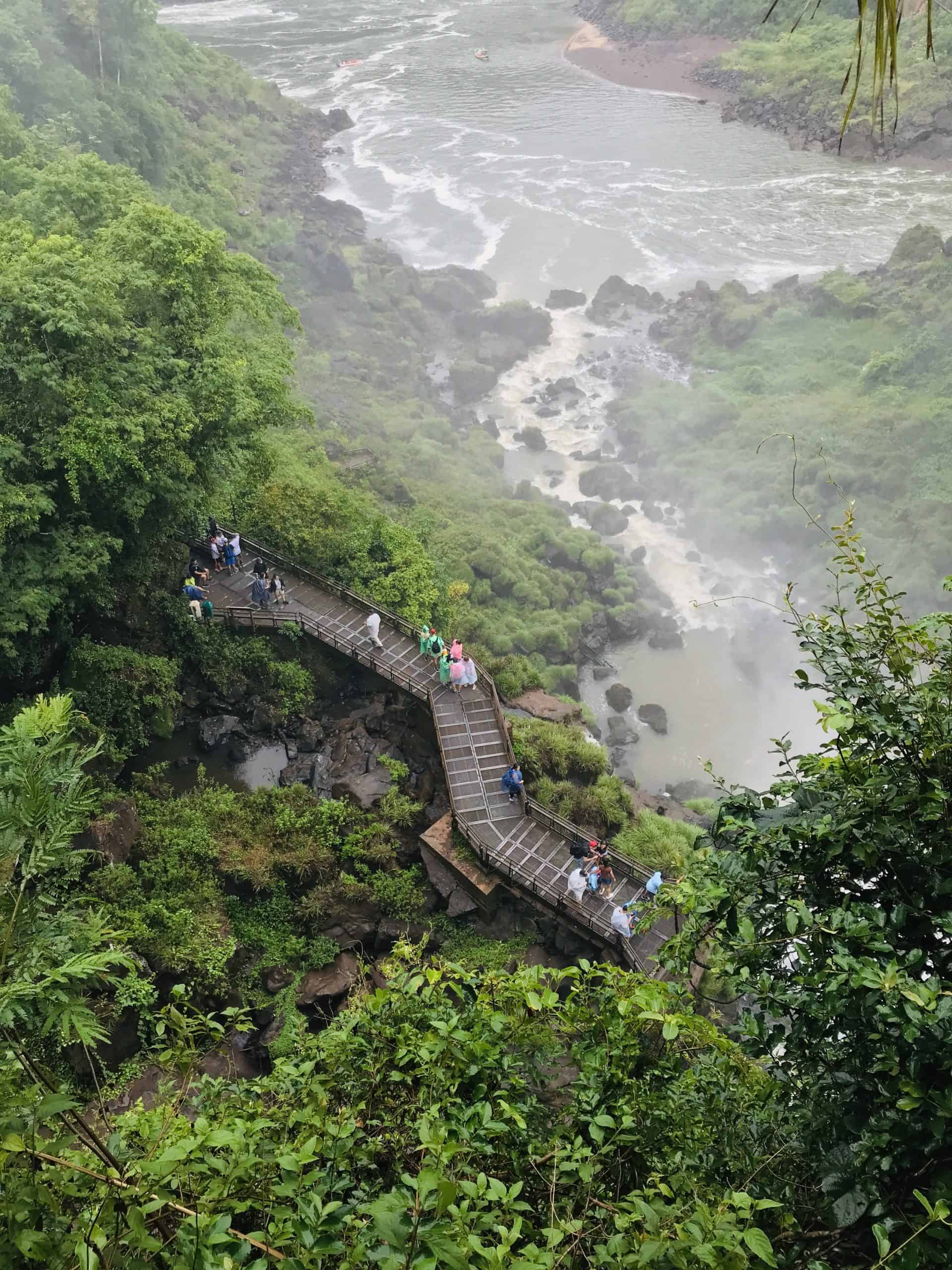 Looking down from the Upper Circuit
